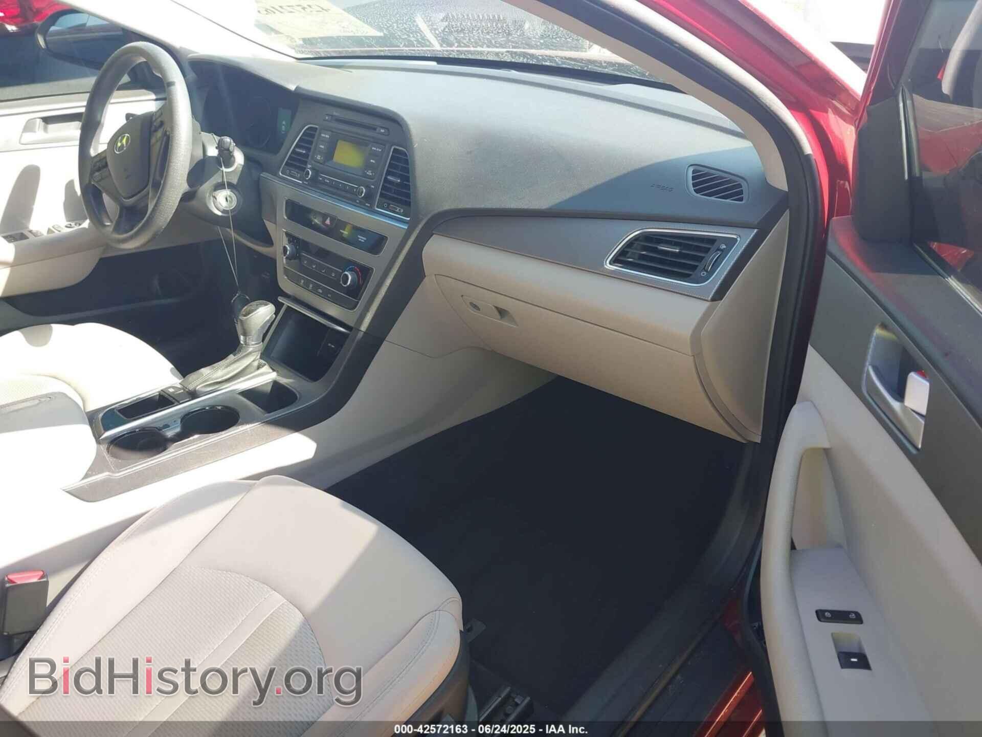 2016 HYUNDAI SONATA - VIN: 5NPE24AF8GH385444 - Фото 5