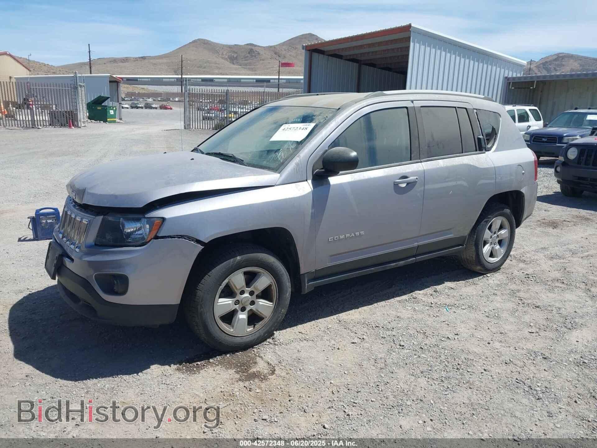 2016 JEEP COMPASS - VIN: 1C4NJCBB2GD577084 - Фото 2
