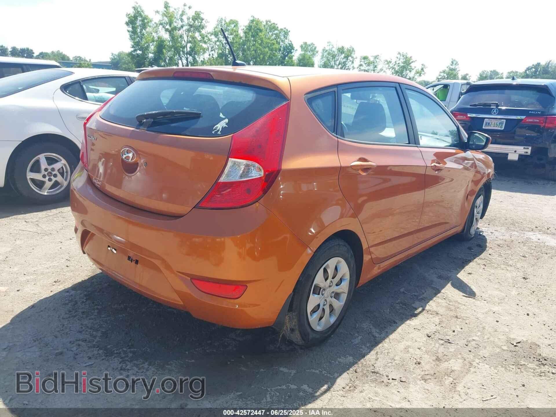 2015 HYUNDAI ACCENT - VIN: KMHCT5AE8FU199520 - Фото 4