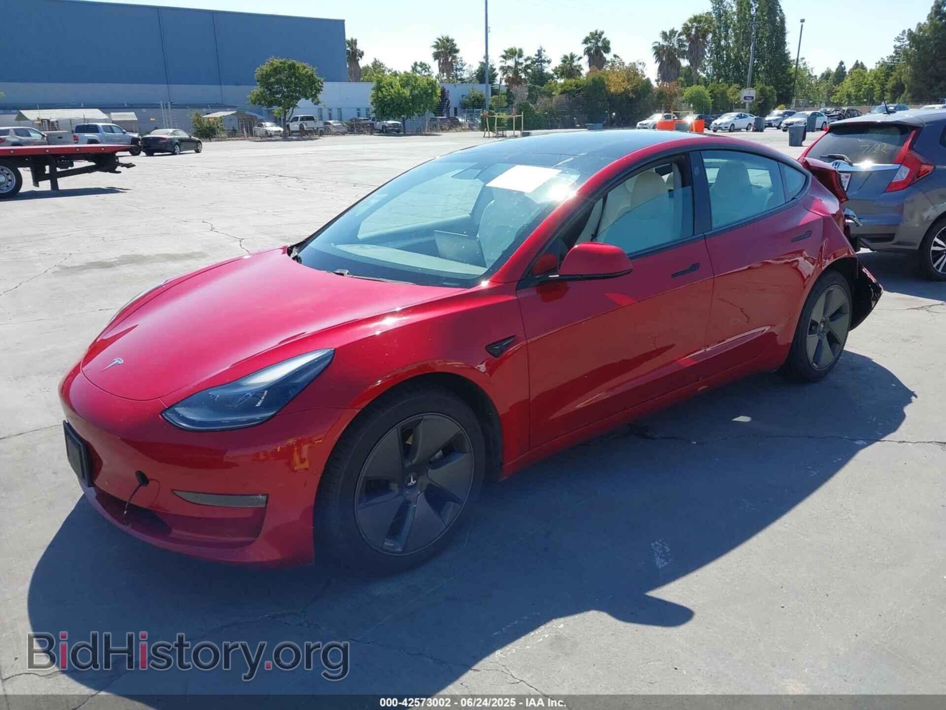 2021 TESLA MODEL 3 - VIN: 5YJ3E1EB5MF004244 - Фото 2