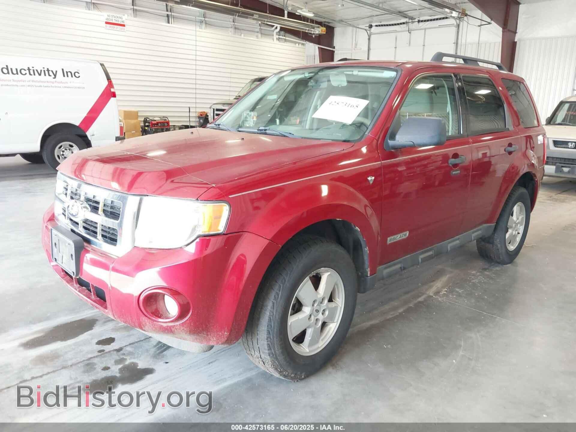 2008 FORD ESCAPE - VIN: 1FMCU03198KE82341 - Фото 2