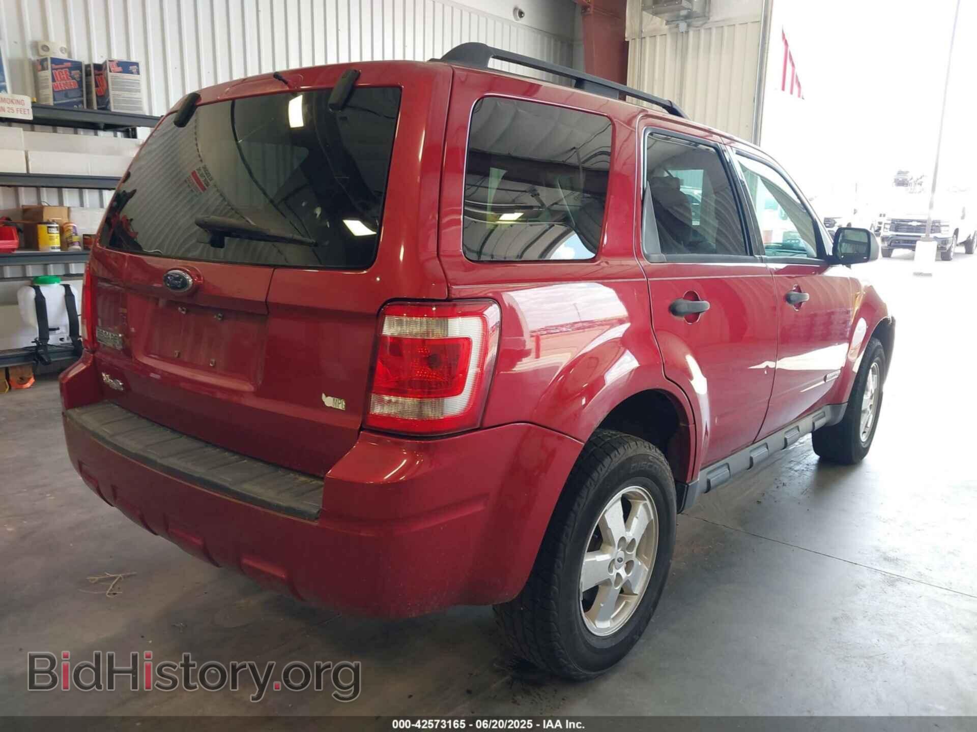 2008 FORD ESCAPE - VIN: 1FMCU03198KE82341 - Фото 4