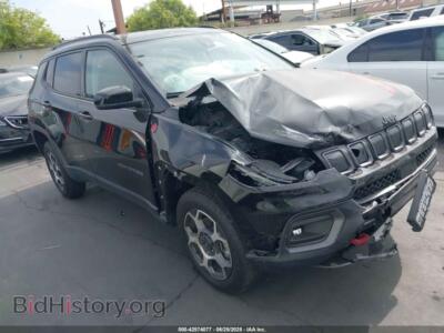 2022 Jeep COMPASS Trailhawk 4X4, черный — VIN 3C4NJDDB1NT227990, IAAI