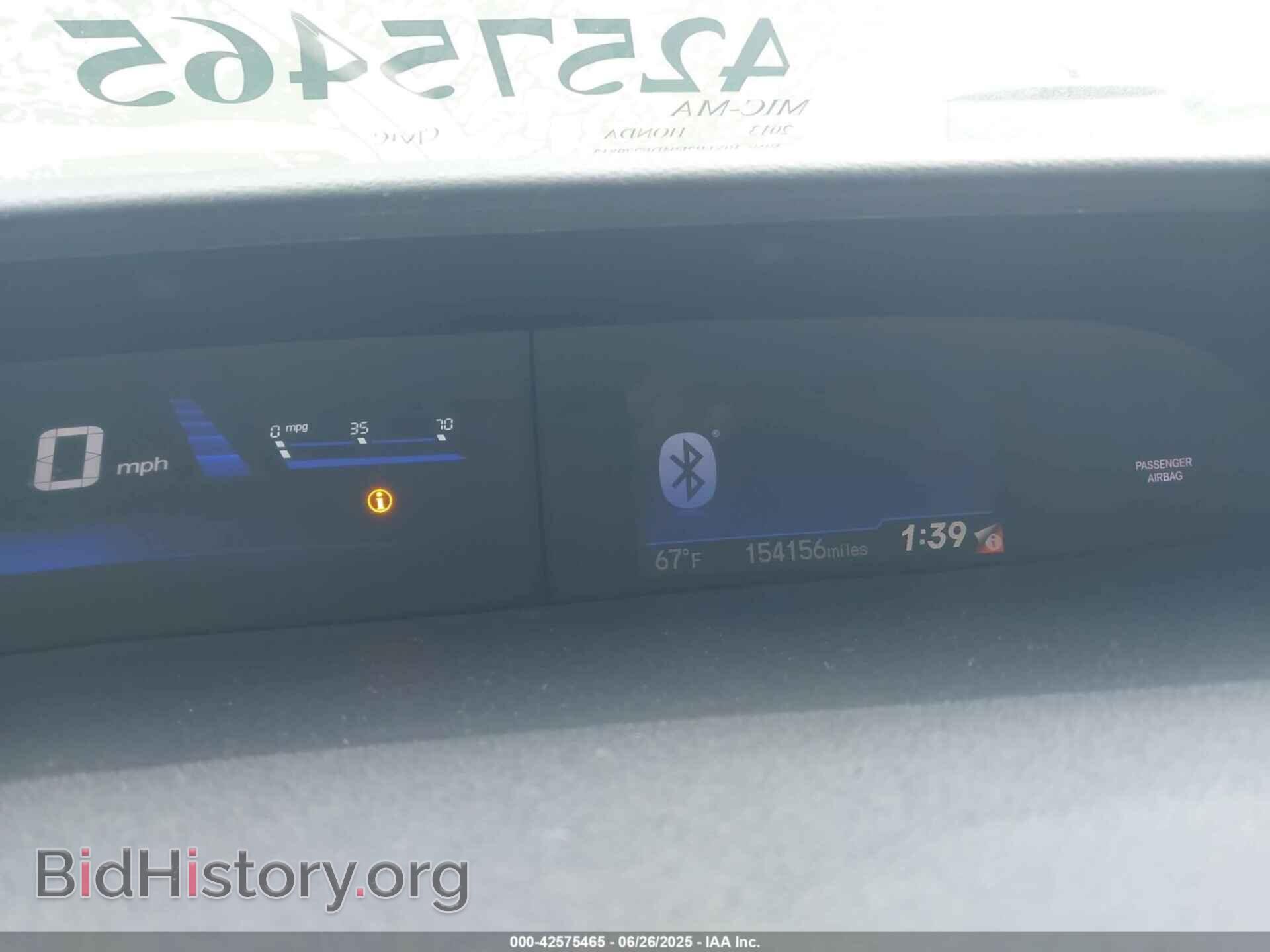 2013 HONDA CIVIC - VIN: 19XFB2F94DE279813 - Photo 7