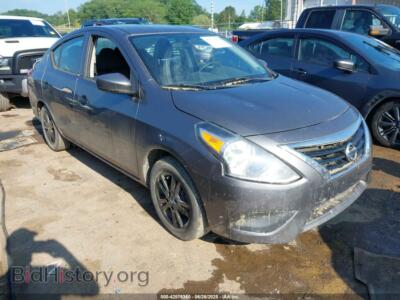 2019 Nissan VERSA 1.6 S+, gray — VIN 3N1CN7AP3KL820519, IAAI