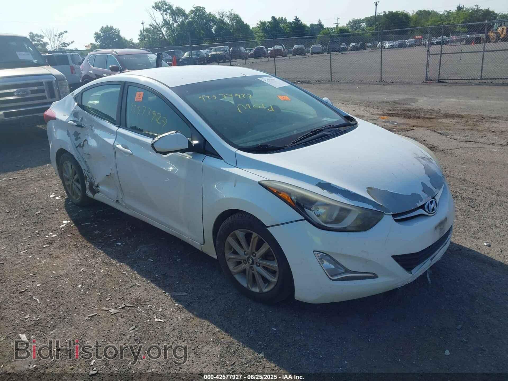 Photo 5NPDH4AE3GH683949 - HYUNDAI ELANTRA 2016