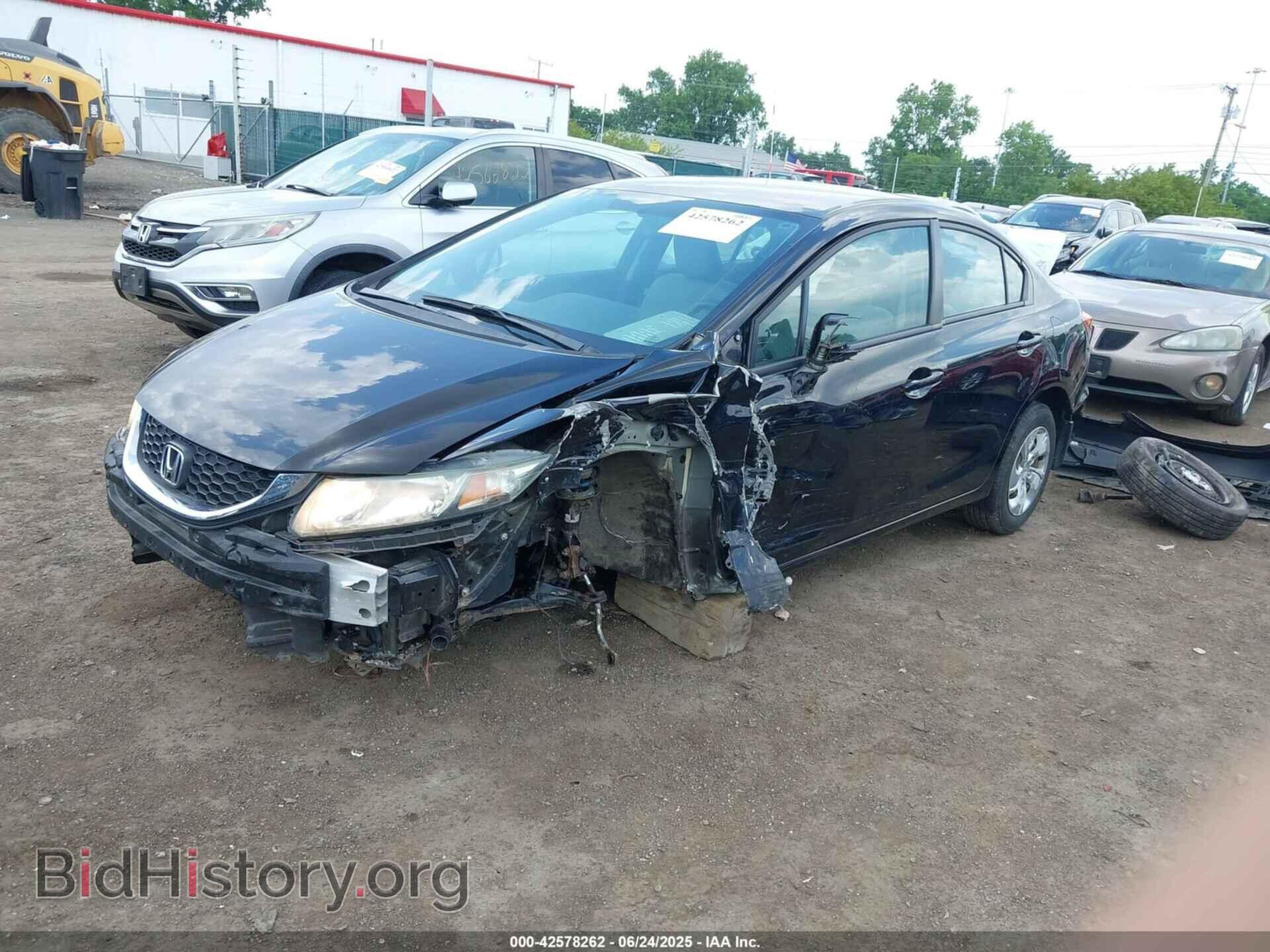 2015 HONDA CIVIC - VIN: 19XFB2F59FE100665 - Фото 2