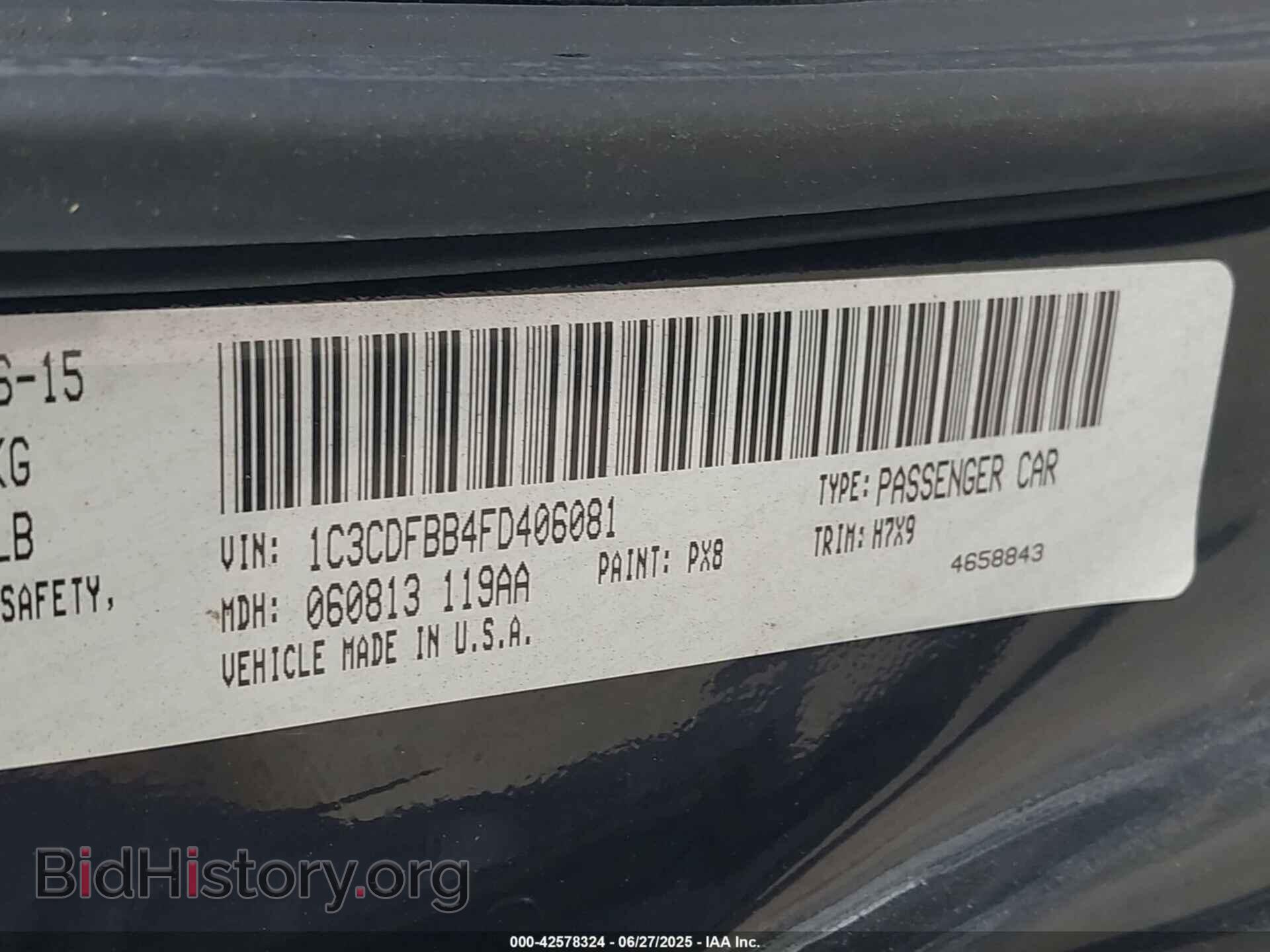 2015 DODGE DART - VIN: 1C3CDFBB4FD406081 - Фото 9