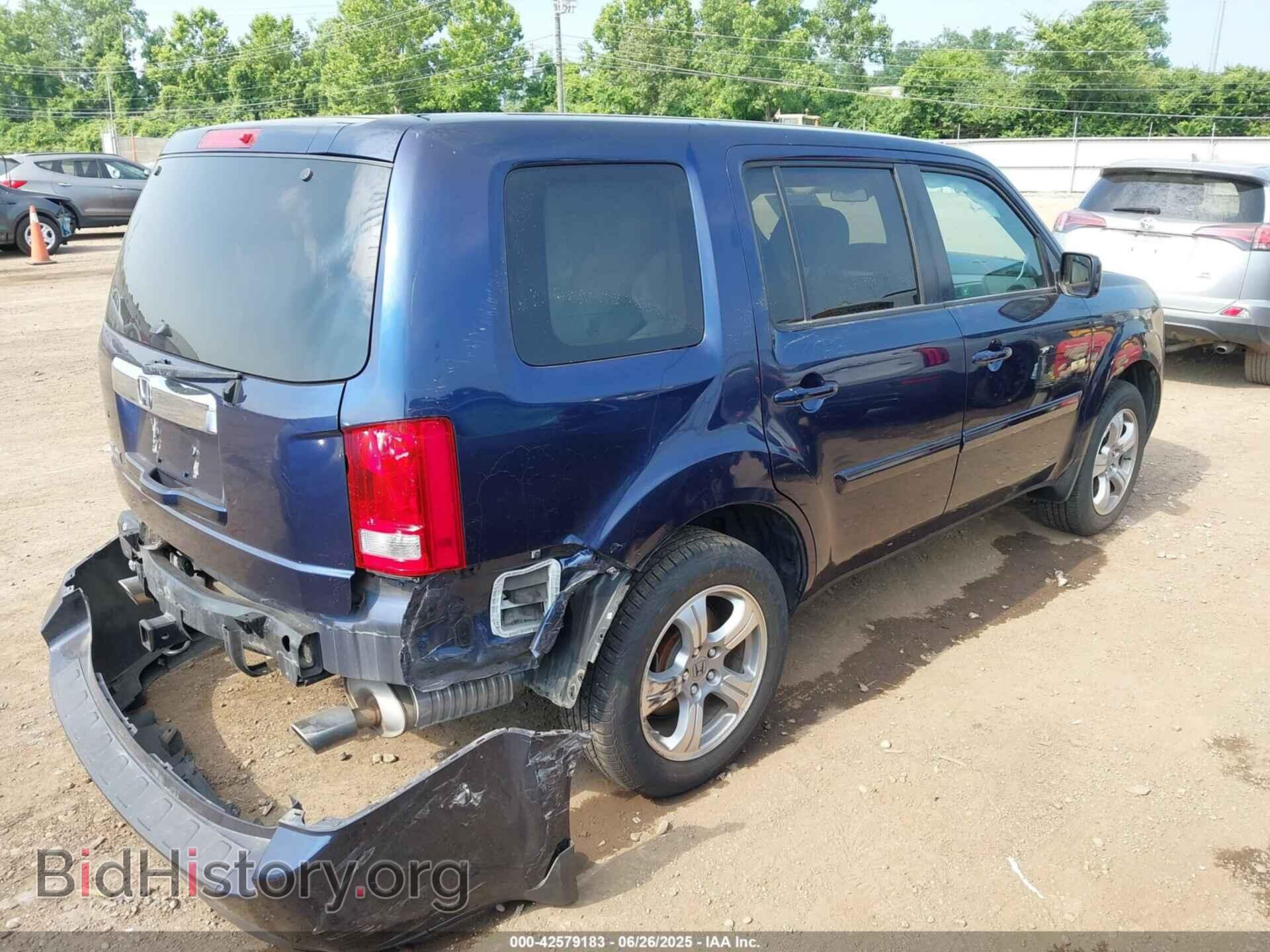 2013 HONDA PILOT - VIN: 5FNYF3H42DB006691 - Фото 4
