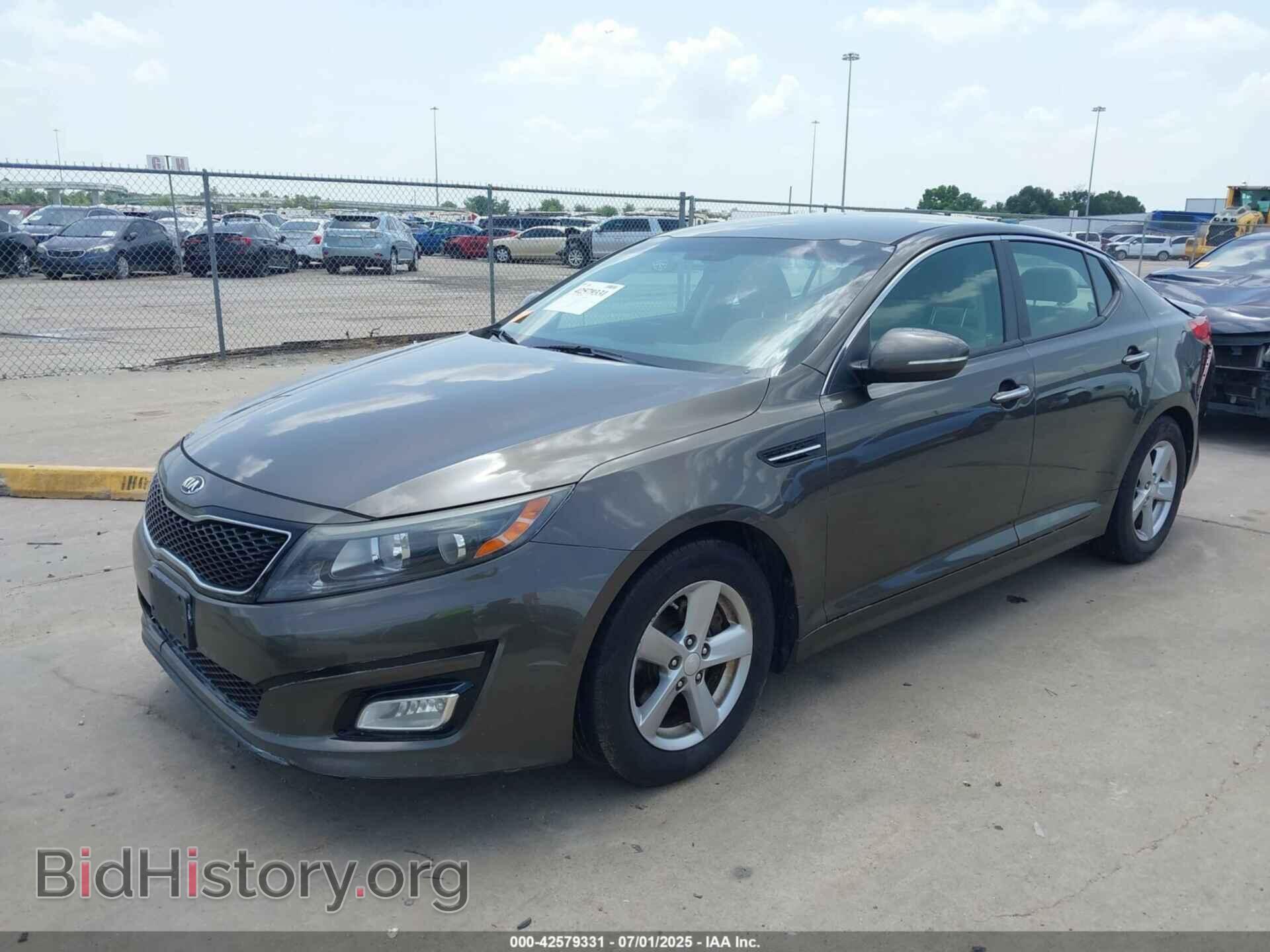 2015 KIA OPTIMA - VIN: 5XXGM4A72FG371237 - Photo 2