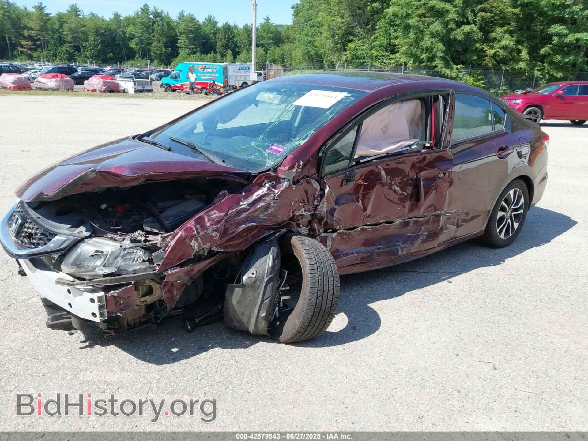 2014 HONDA CIVIC - VIN: 19XFB2F82EE215942 - Фото 2