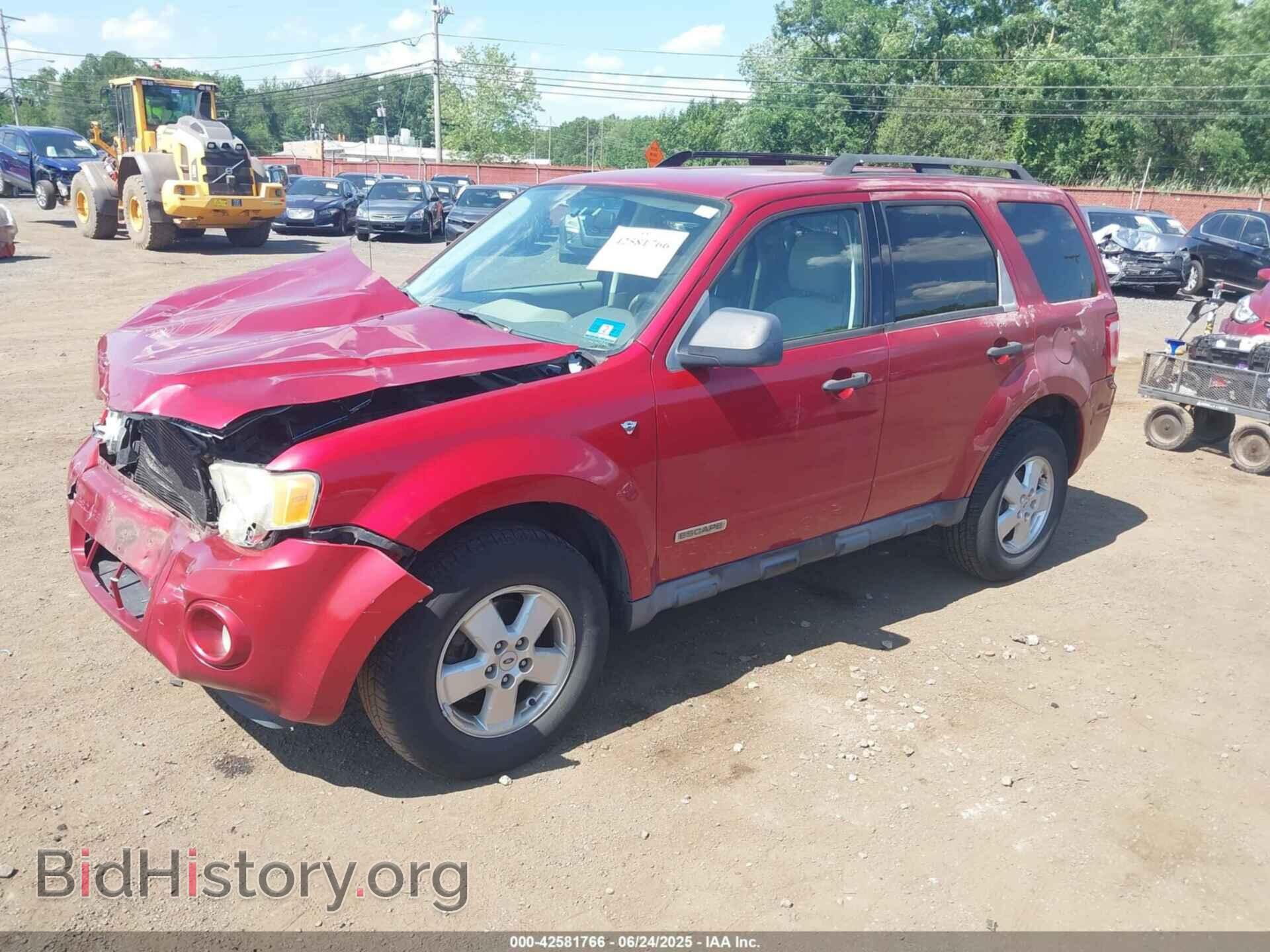 2008 FORD ESCAPE - VIN: 1FMCU93168KD40601 - Фото 2