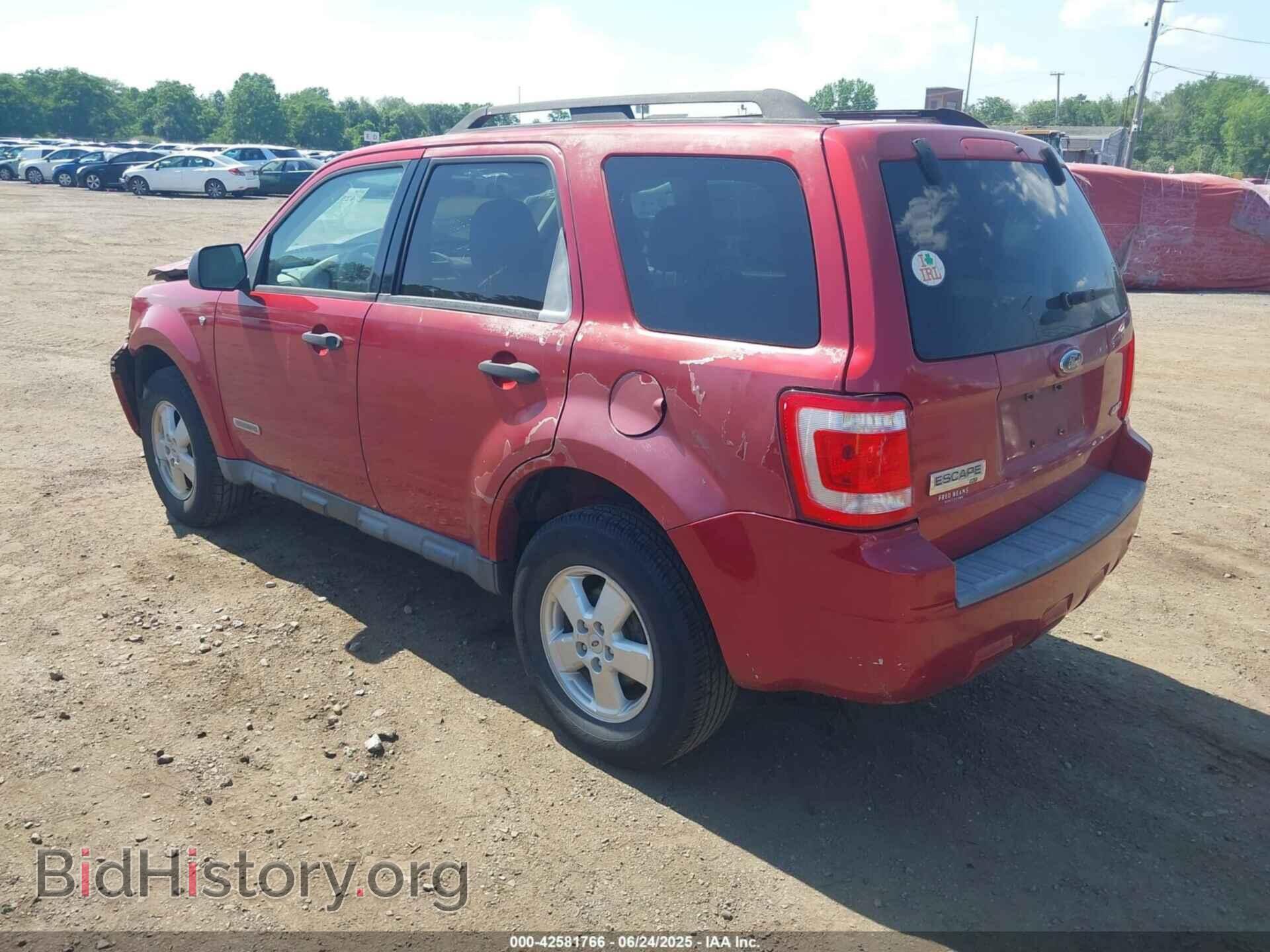 2008 FORD ESCAPE - VIN: 1FMCU93168KD40601 - Фото 3