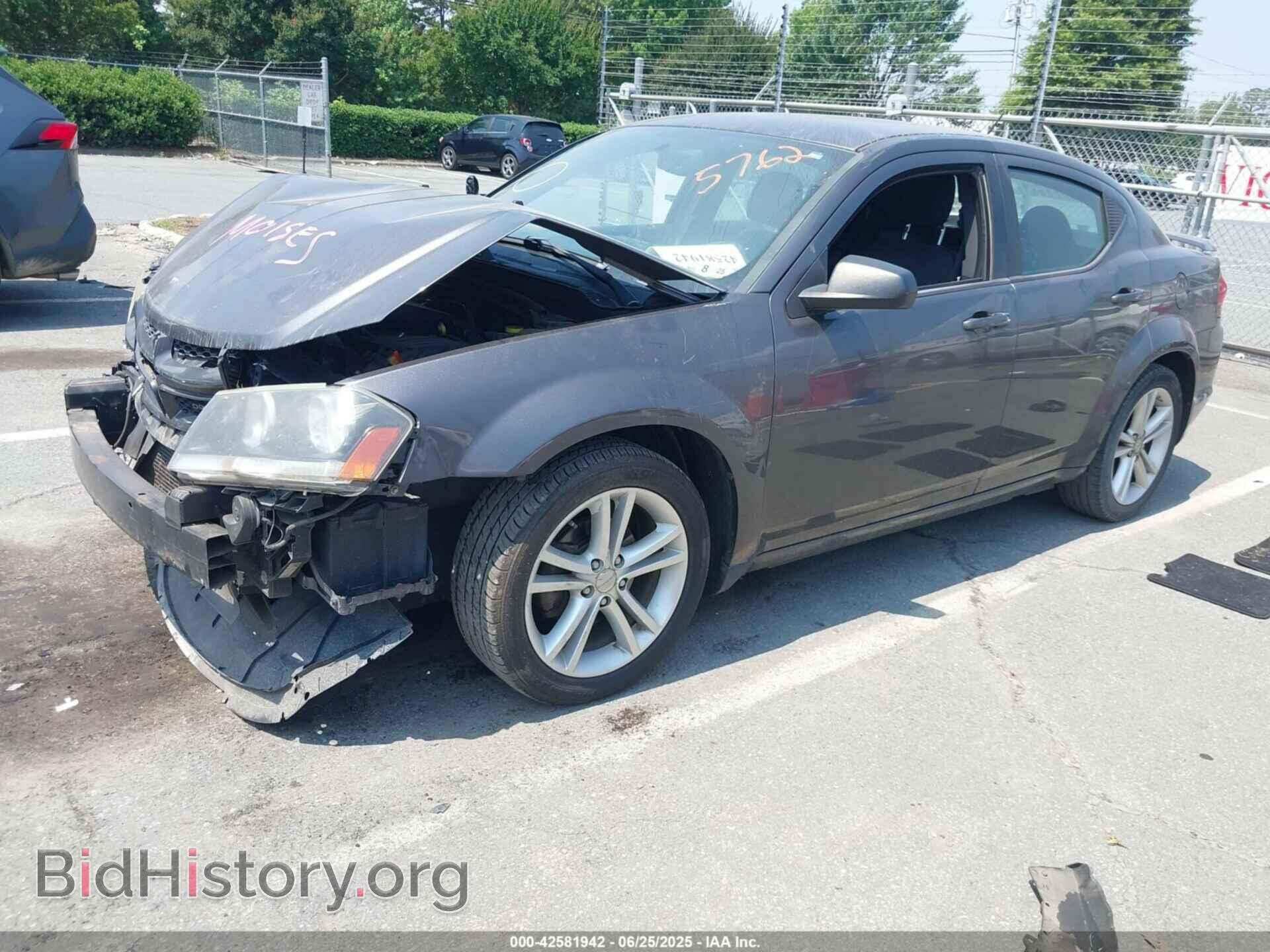 2014 DODGE AVENGER - VIN: 1C3CDZAB5EN225762 - Фото 2