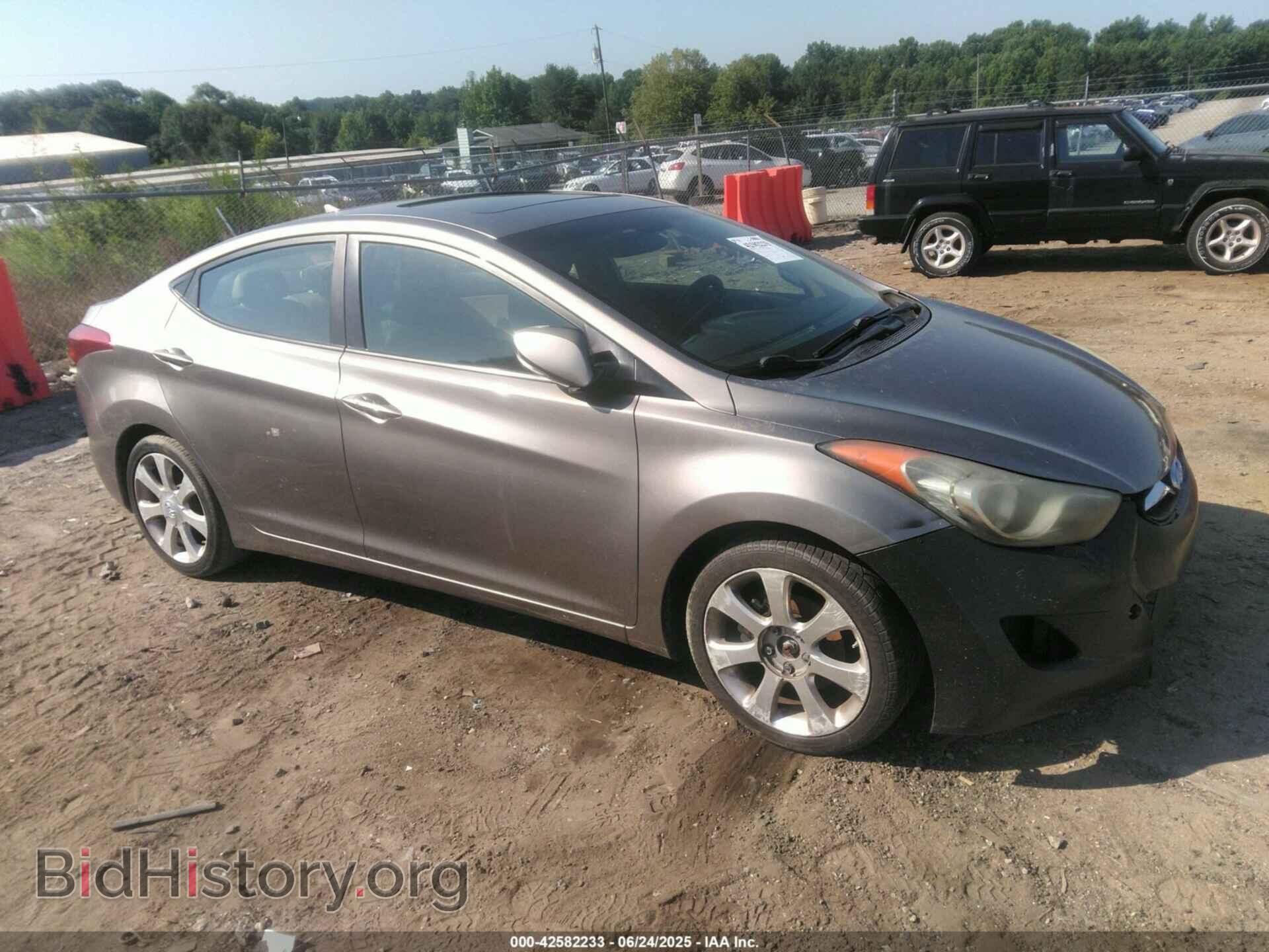 Photo 5NPDH4AE6CH108917 - HYUNDAI ELANTRA 2012
