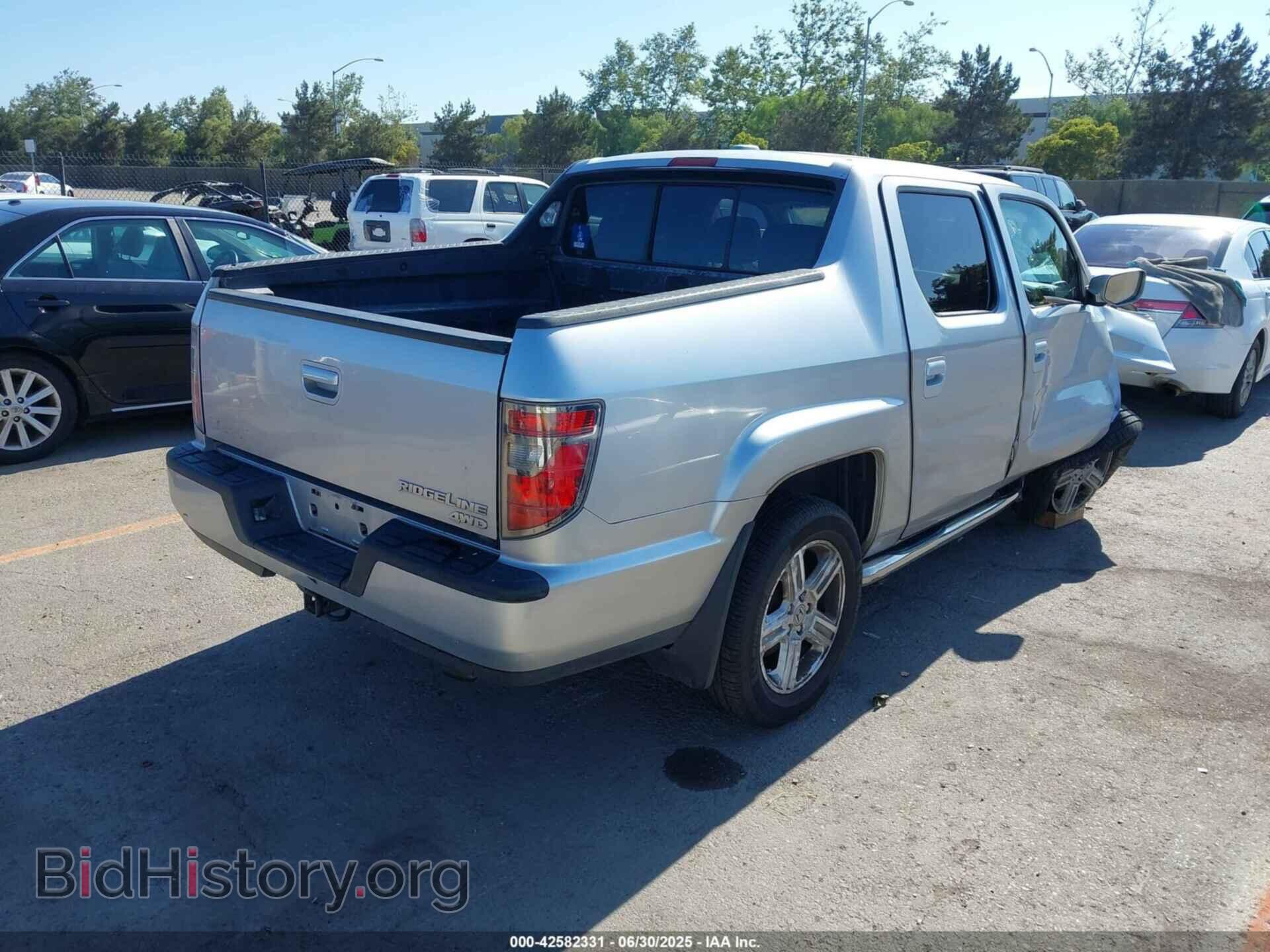 2012 HONDA RIDGELINE - VIN: 5FPYK1F56CB457687 - Фото 4