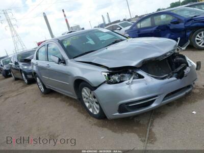 2013 Chrysler 200 Touring, silver — VIN 1C3CCBBG1DN696374, IAAI