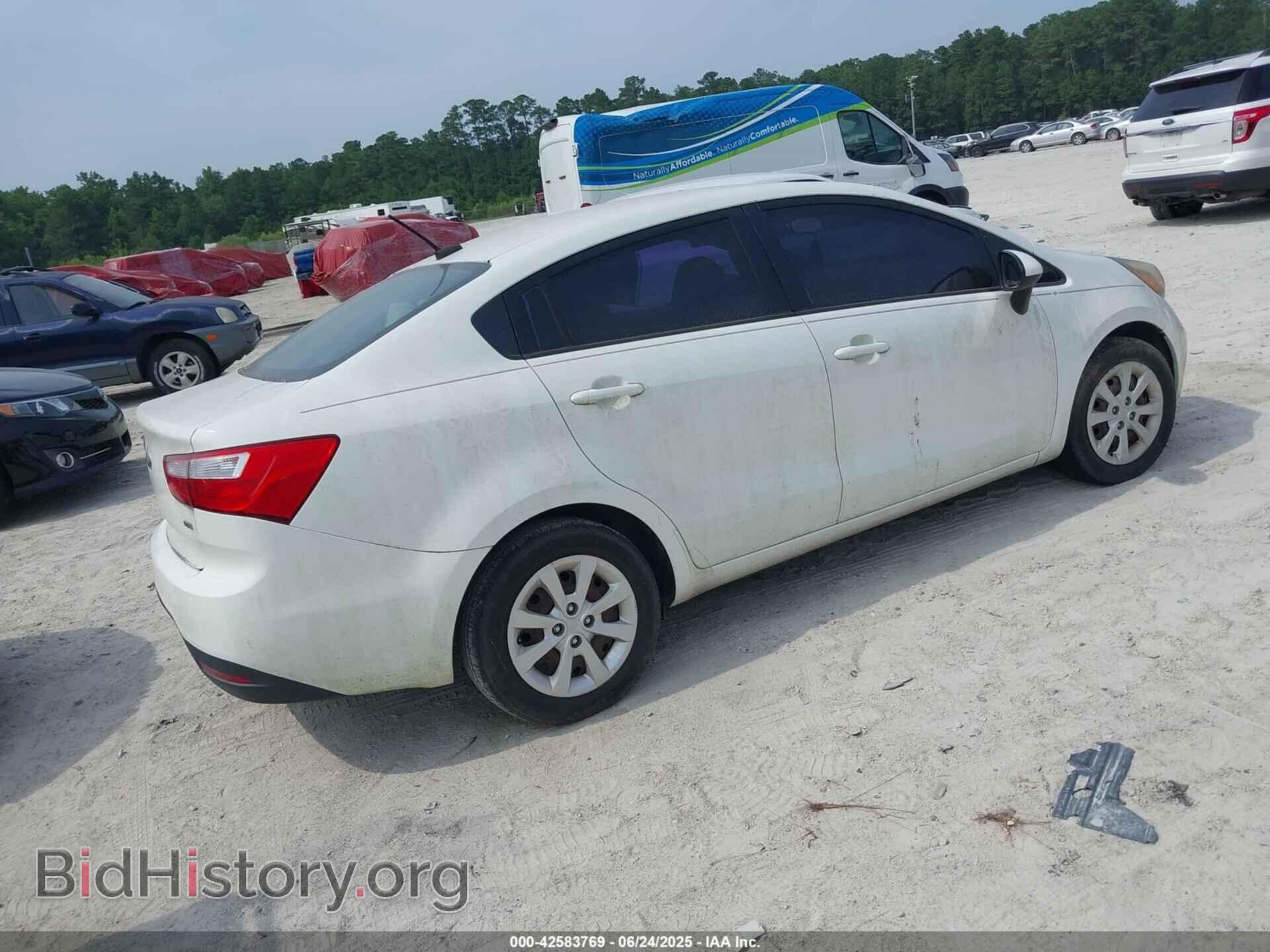 2013 KIA RIO - VIN: KNADM4A30D6240025 - Фото 4