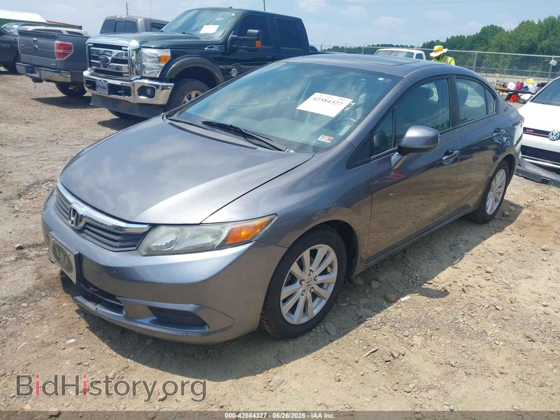 2012 HONDA CIVIC - VIN: 2HGFB2F94CH328304 - Фото 2