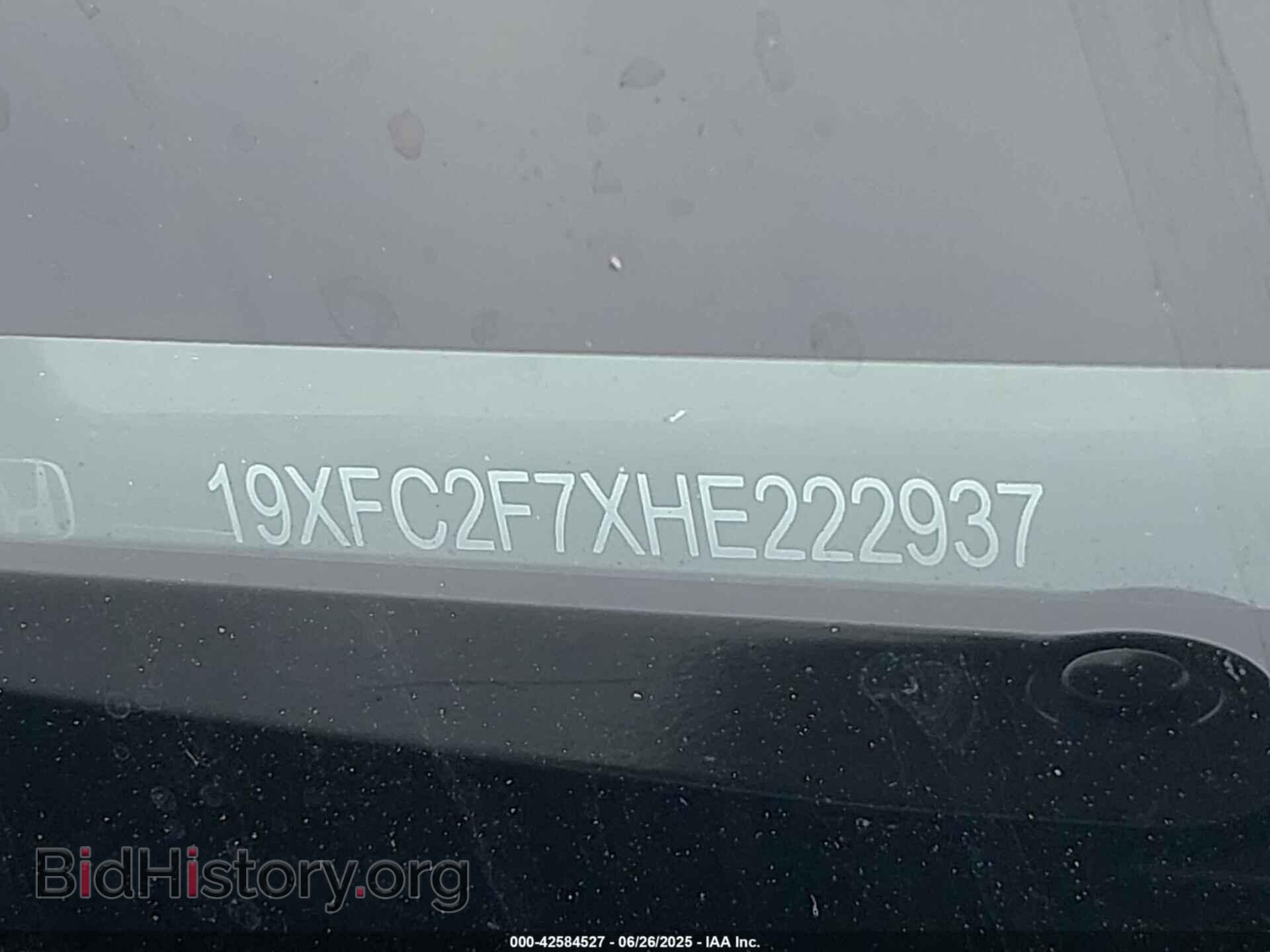 2017 HONDA CIVIC - VIN: 19XFC2F7XHE222937 - Фото 17
