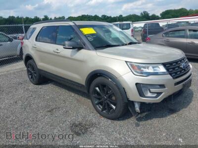 2017 Ford EXPLORER XLT, шампань — VIN 1FM5K8D83HGD46458, IAAI