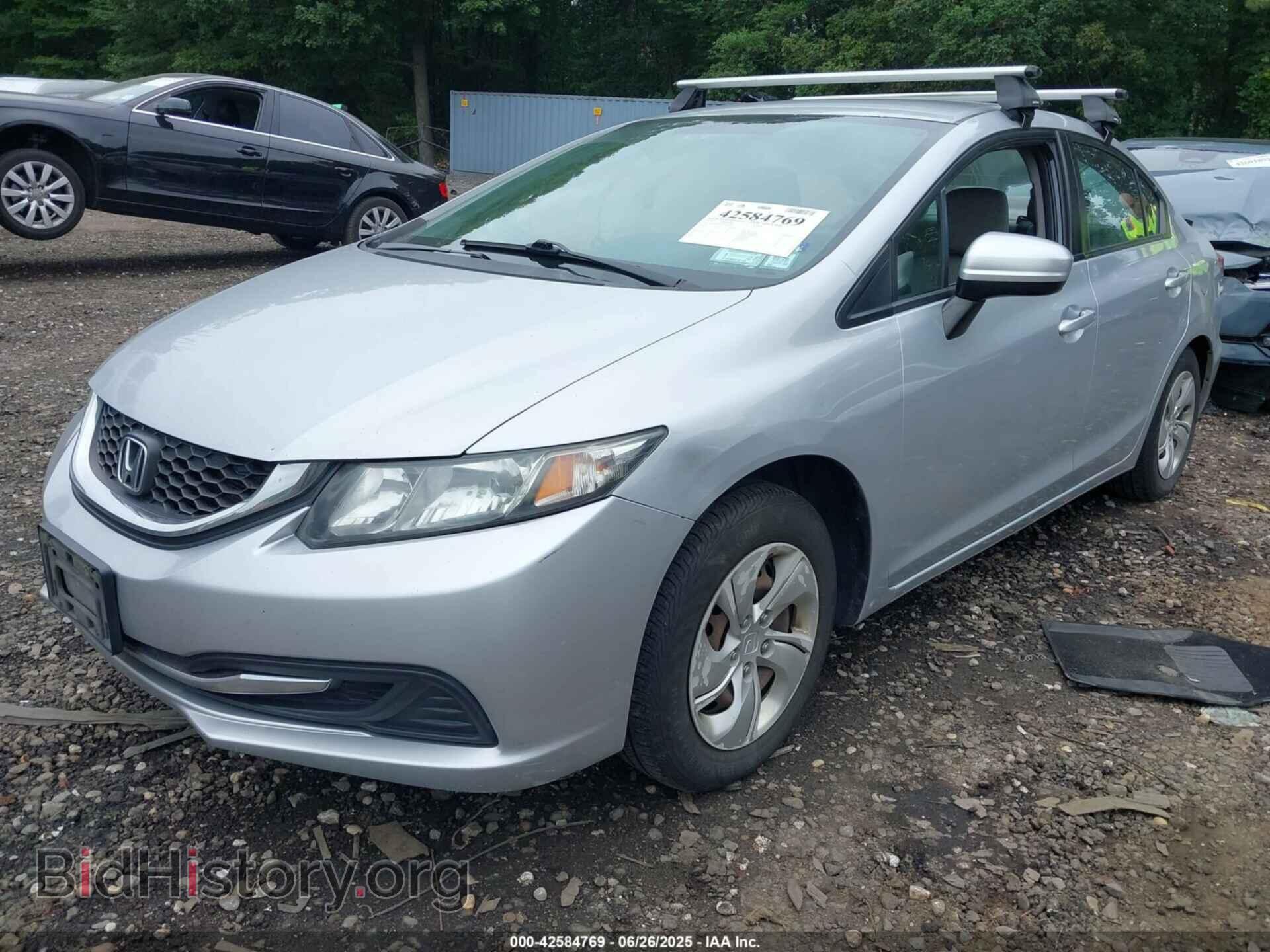 2014 HONDA CIVIC - VIN: 2HGFB2F57EH540954 - Фото 2
