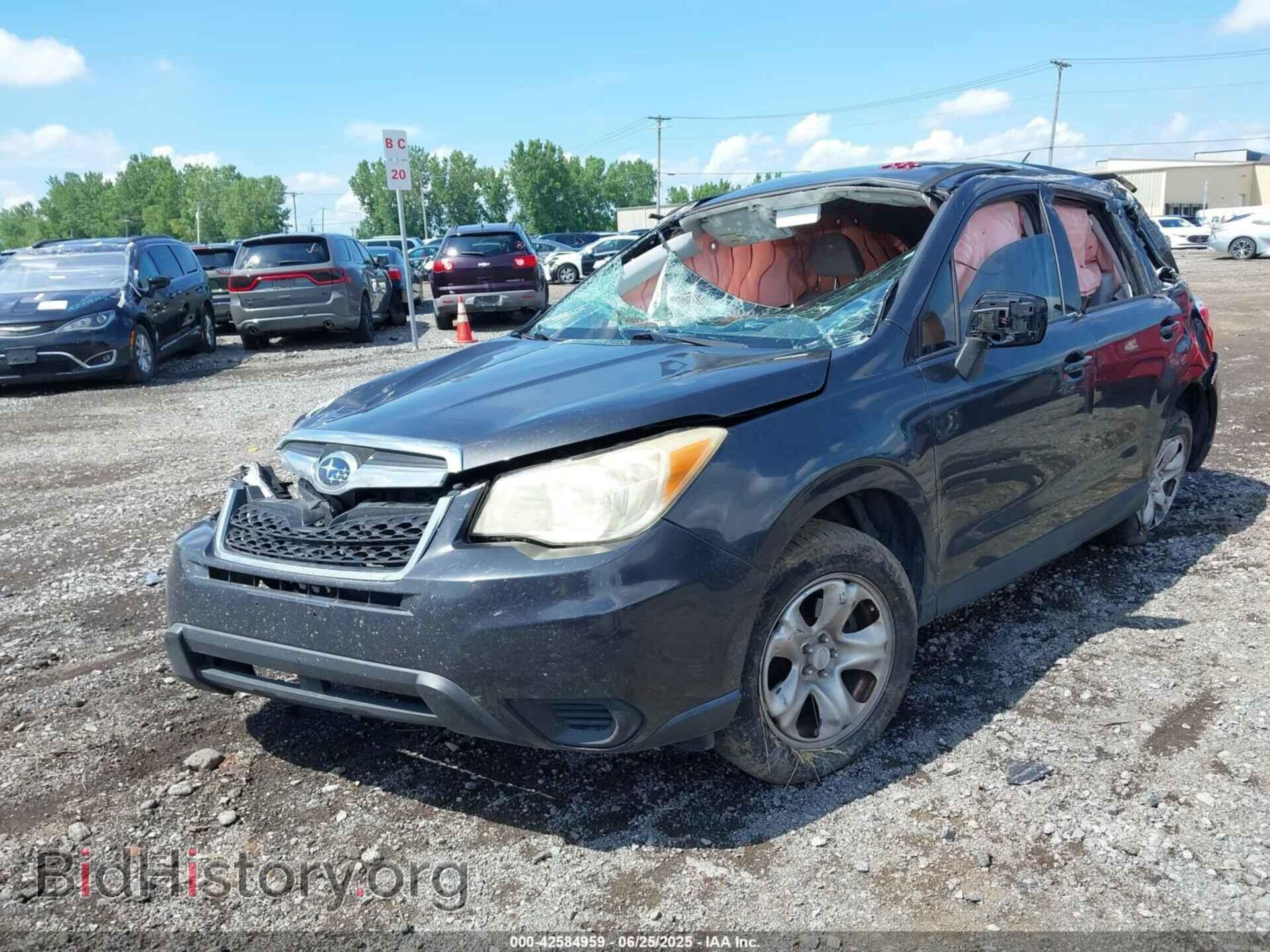 2014 SUBARU FORESTER - VIN: JF2SJAAC0EH521198 - Фото 2