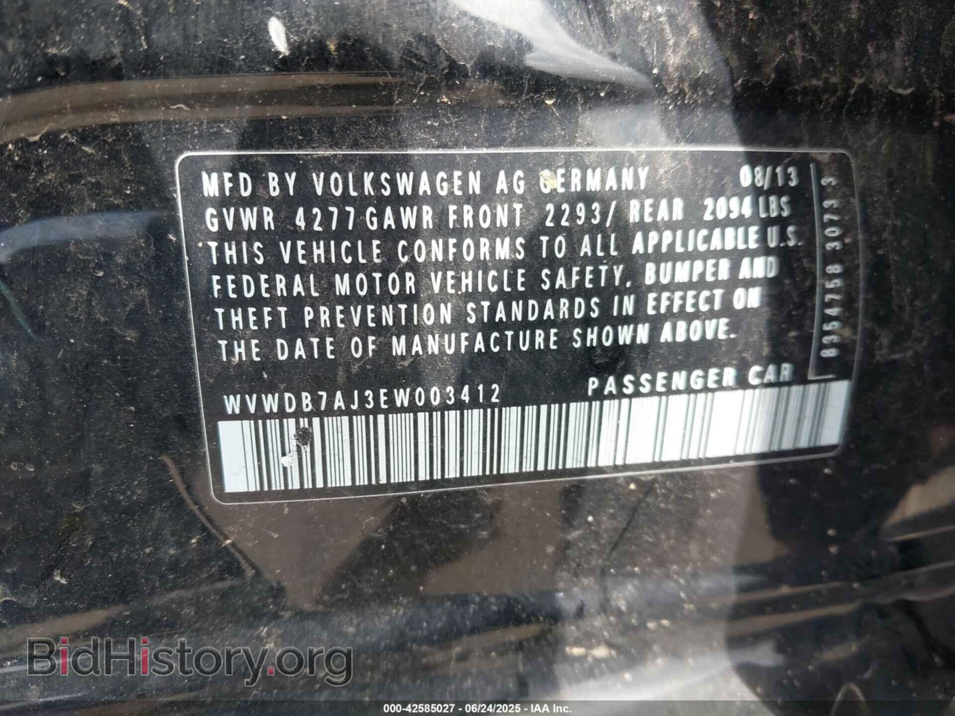 2014 VOLKSWAGEN GOLF - VIN: WVWDB7AJ3EW003412 - Фото 9