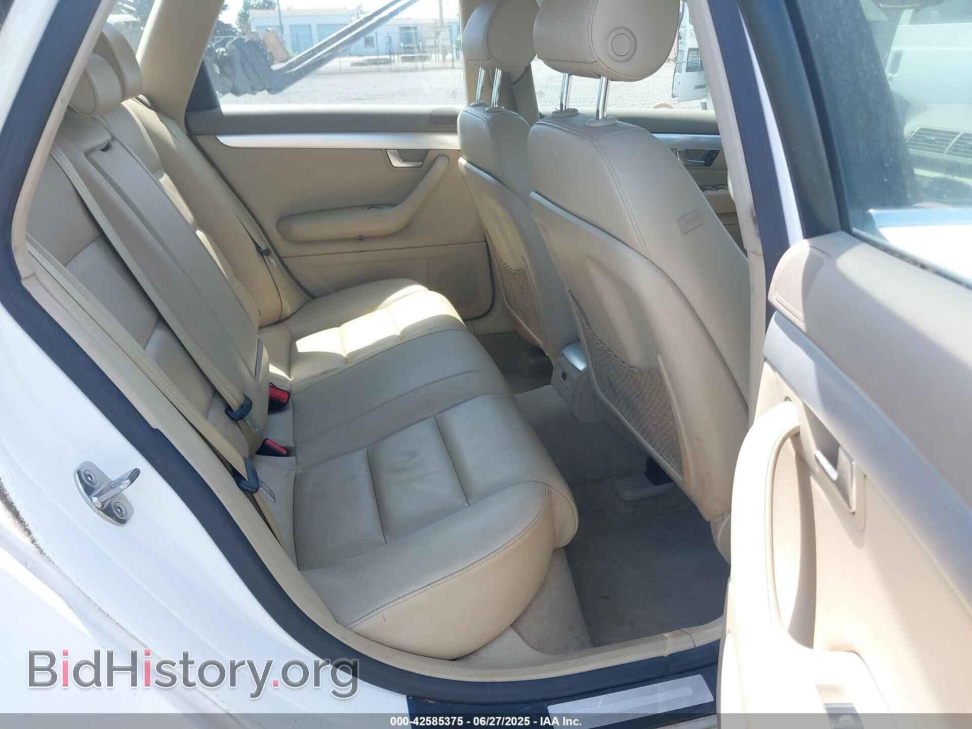 2007 AUDI A4 - VIN: WAUKF78E97A093666 - Фото 8
