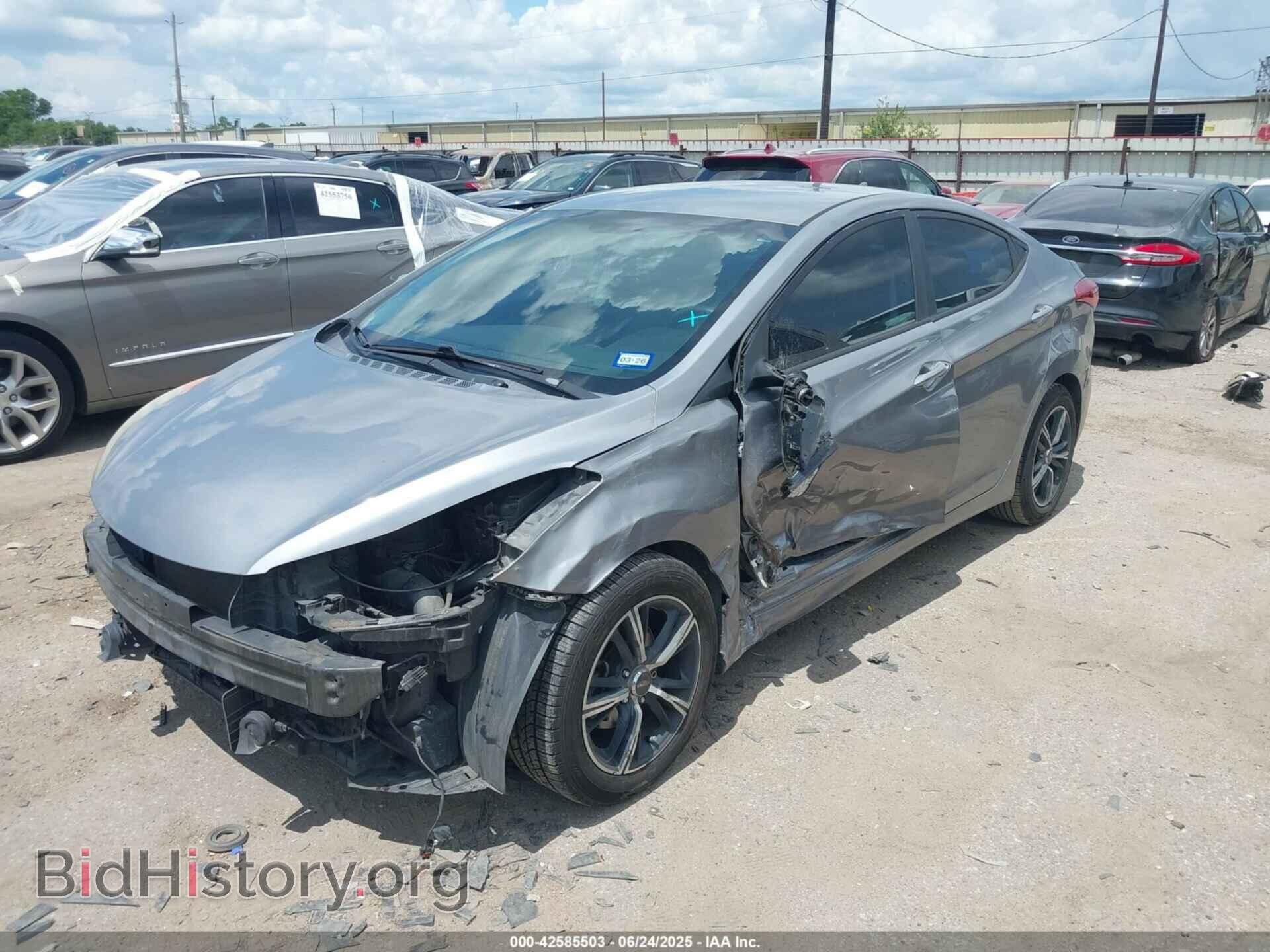 2013 HYUNDAI ELANTRA - VIN: KMHDH4AE4DU904178 - Фото 2