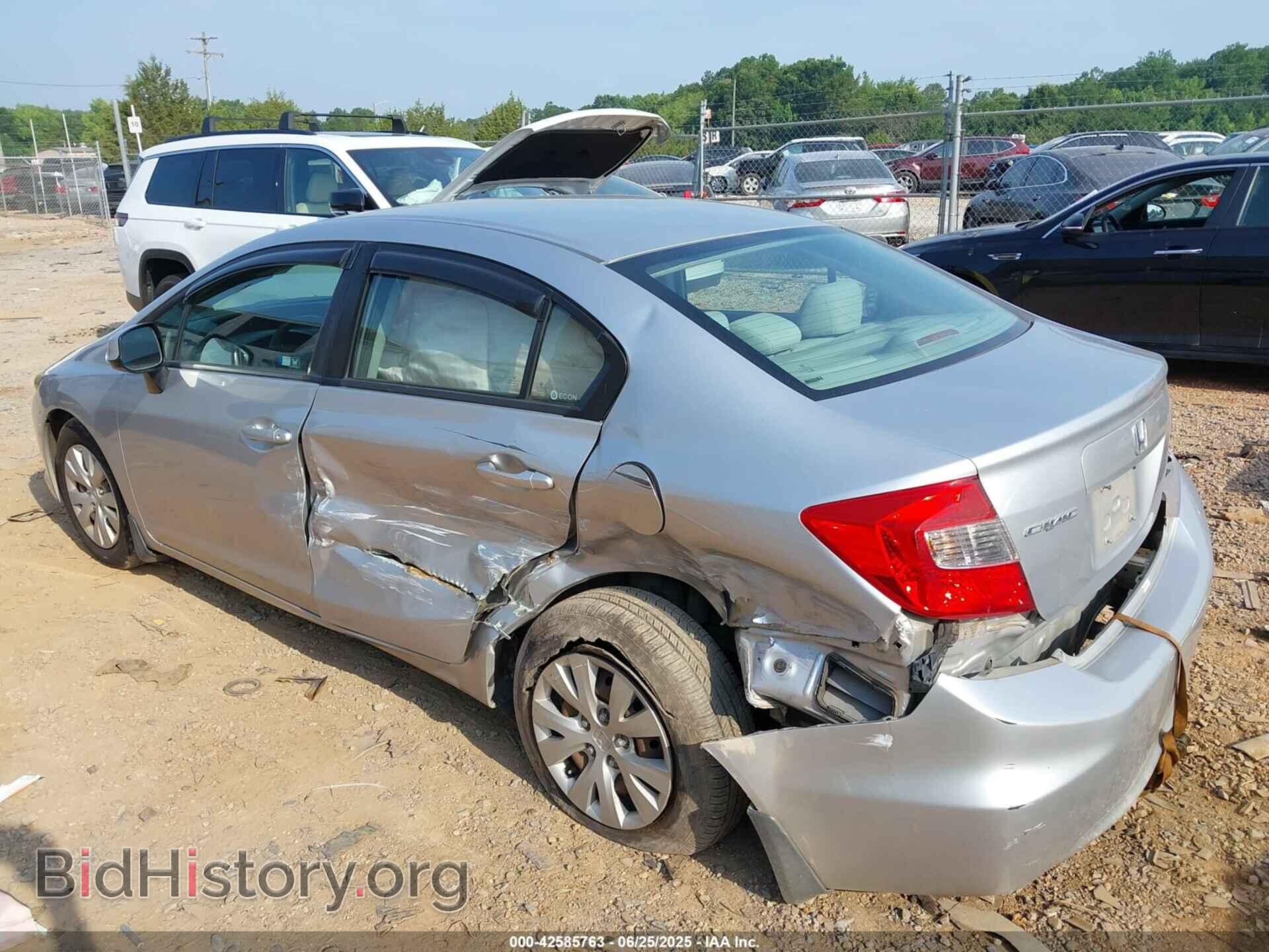 2012 HONDA CIVIC - VIN: 19XFB2F51CE061520 - Фото 3