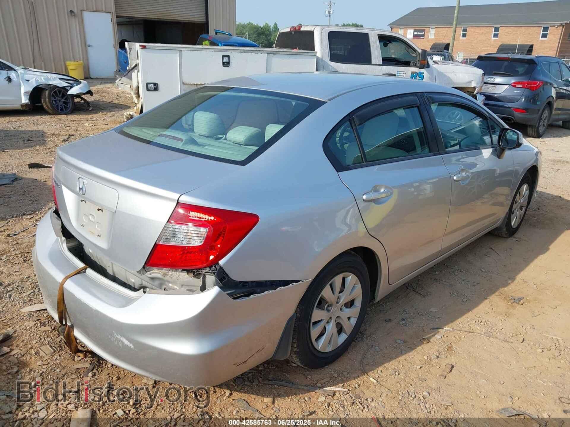 2012 HONDA CIVIC - VIN: 19XFB2F51CE061520 - Фото 4