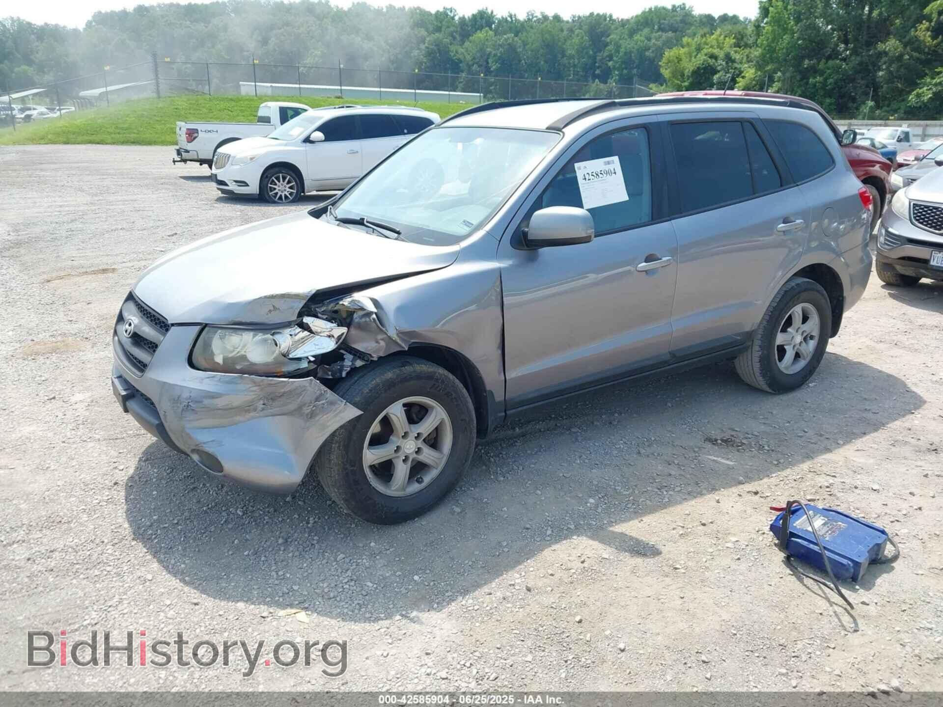 2008 HYUNDAI SANTA FE - VIN: 5NMSG13D78H148540 - Фото 2