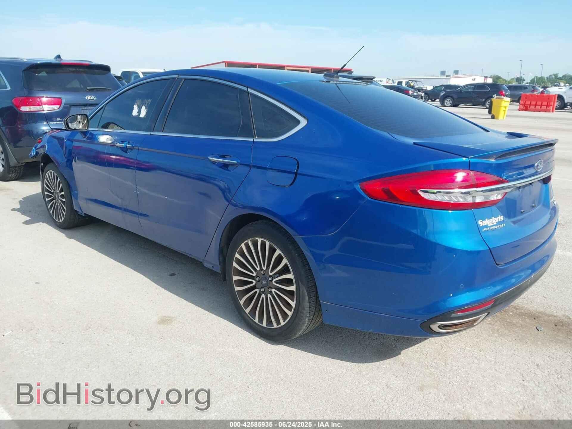 2018 FORD FUSION - VIN: 3FA6P0D92JR205597 - Фото 3