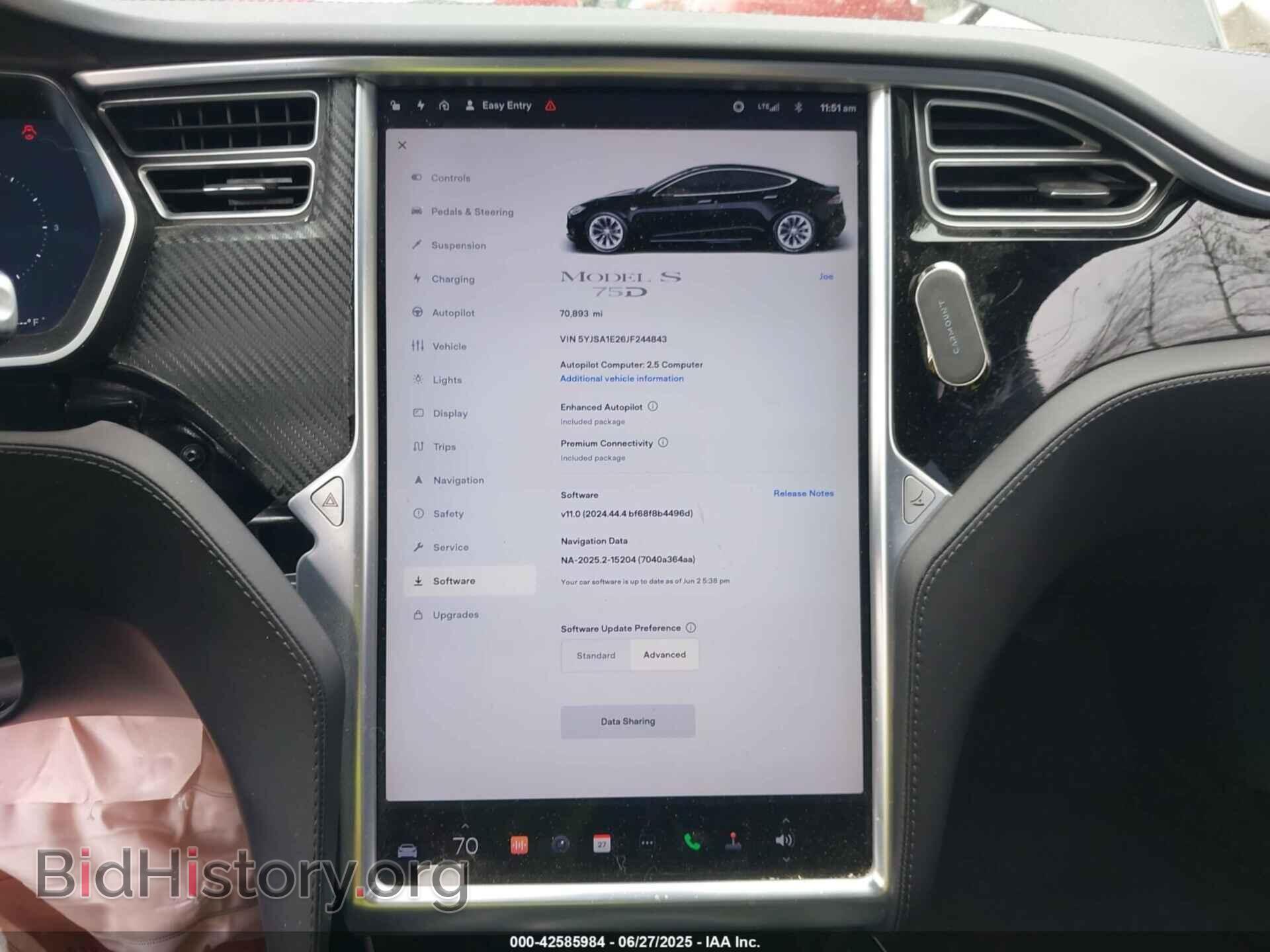 2018 TESLA MODEL S - VIN: 5YJSA1E26JF244843 - Photo 18