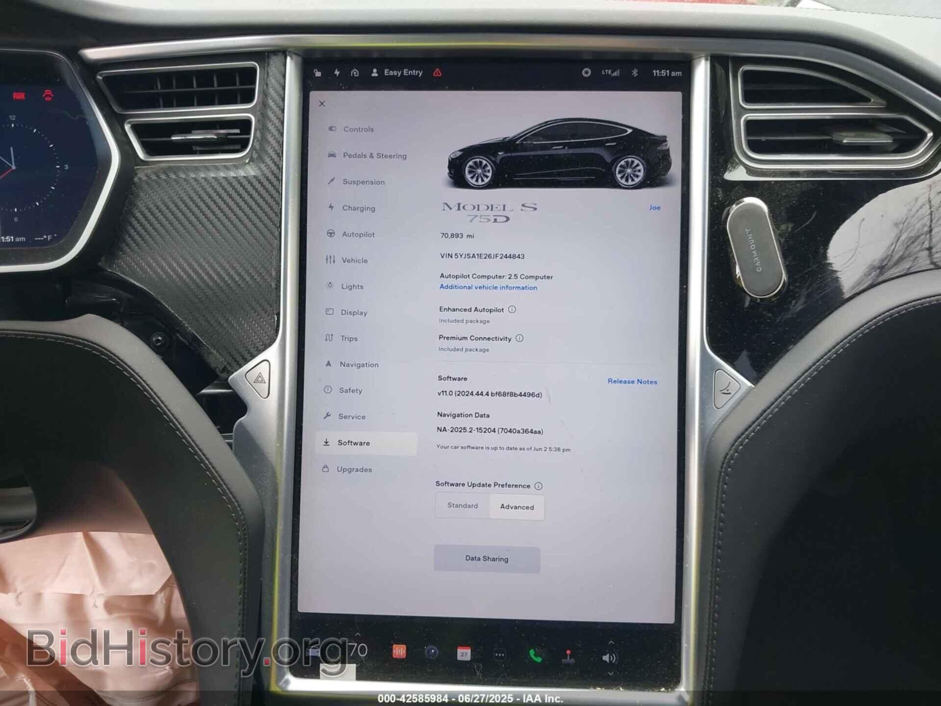 2018 TESLA MODEL S - VIN: 5YJSA1E26JF244843 - Photo 7