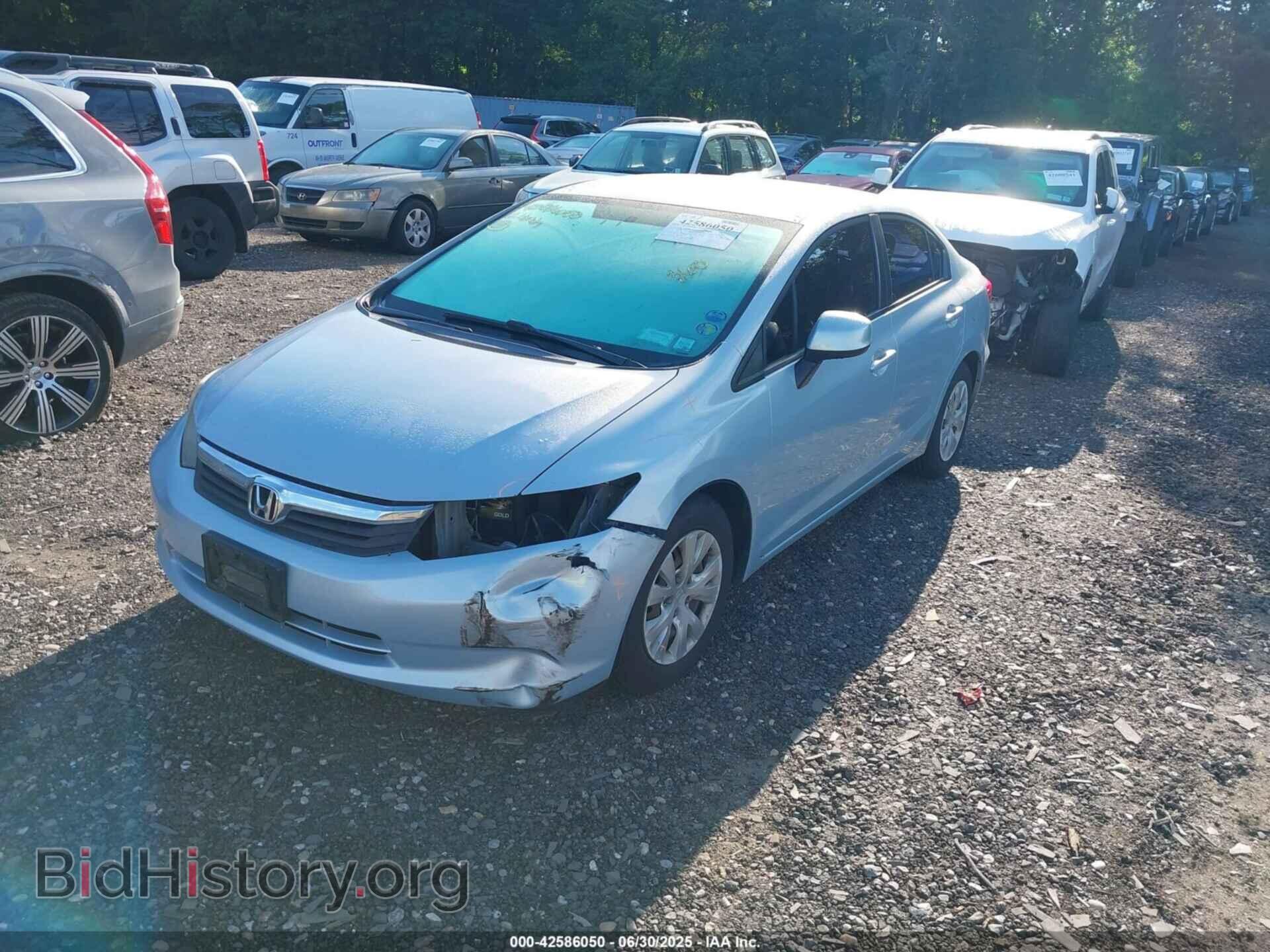 2012 HONDA CIVIC - VIN: 2HGFB2F58CH524162 - Фото 2