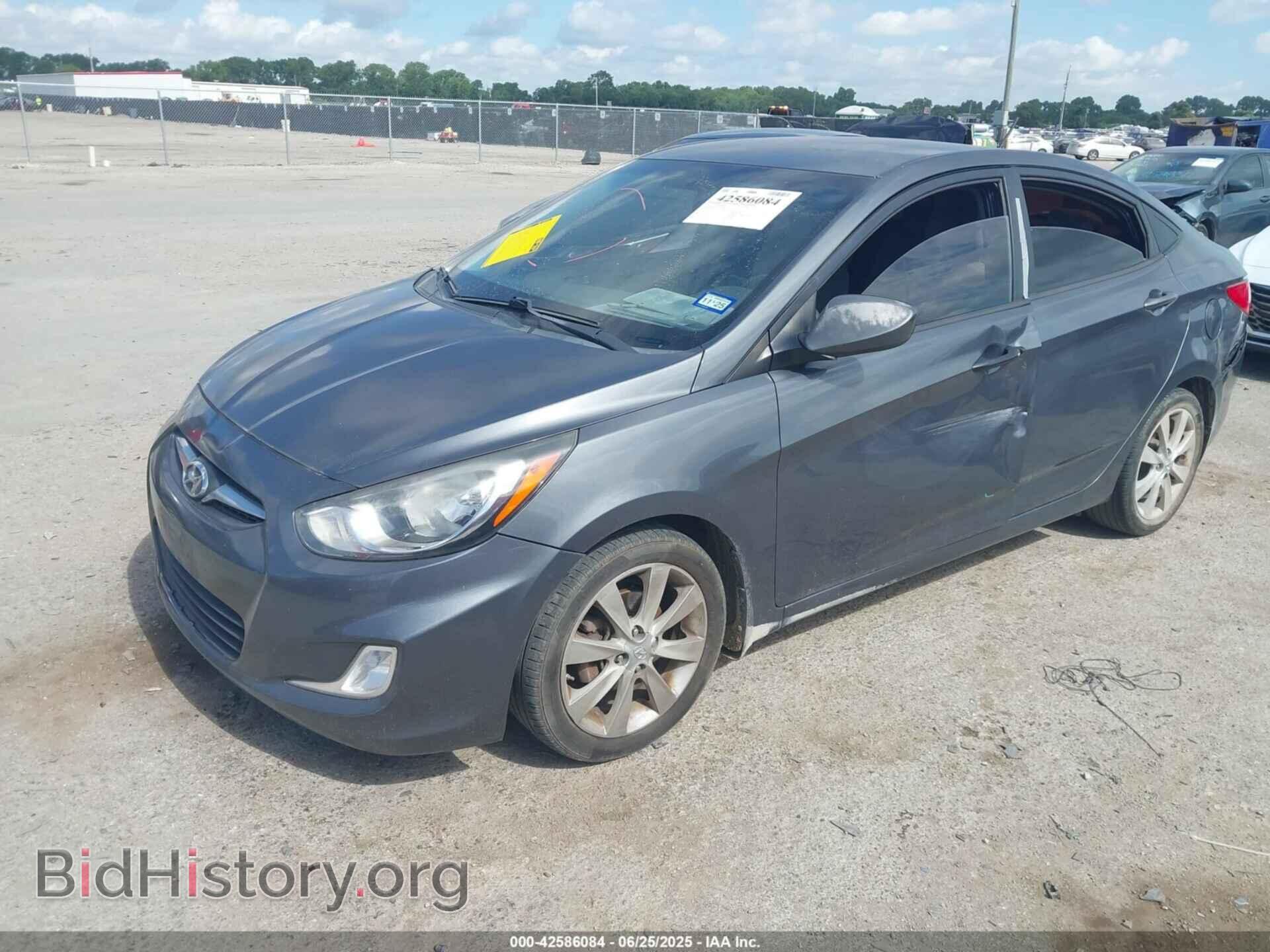 2013 HYUNDAI ACCENT - VIN: KMHCU4AE9DU293085 - Фото 2