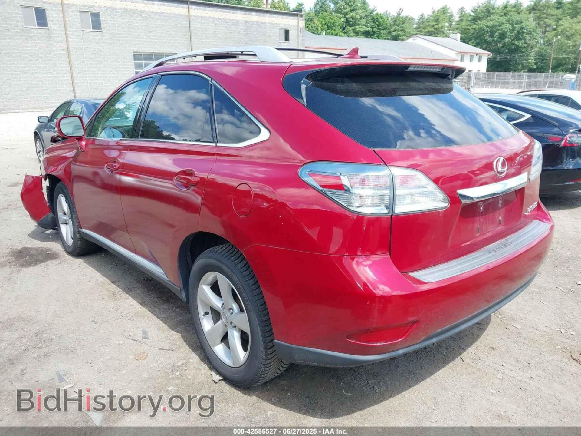 2011 LEXUS RX 350 - VIN: 2T2BK1BA0BC082783 - Фото 3