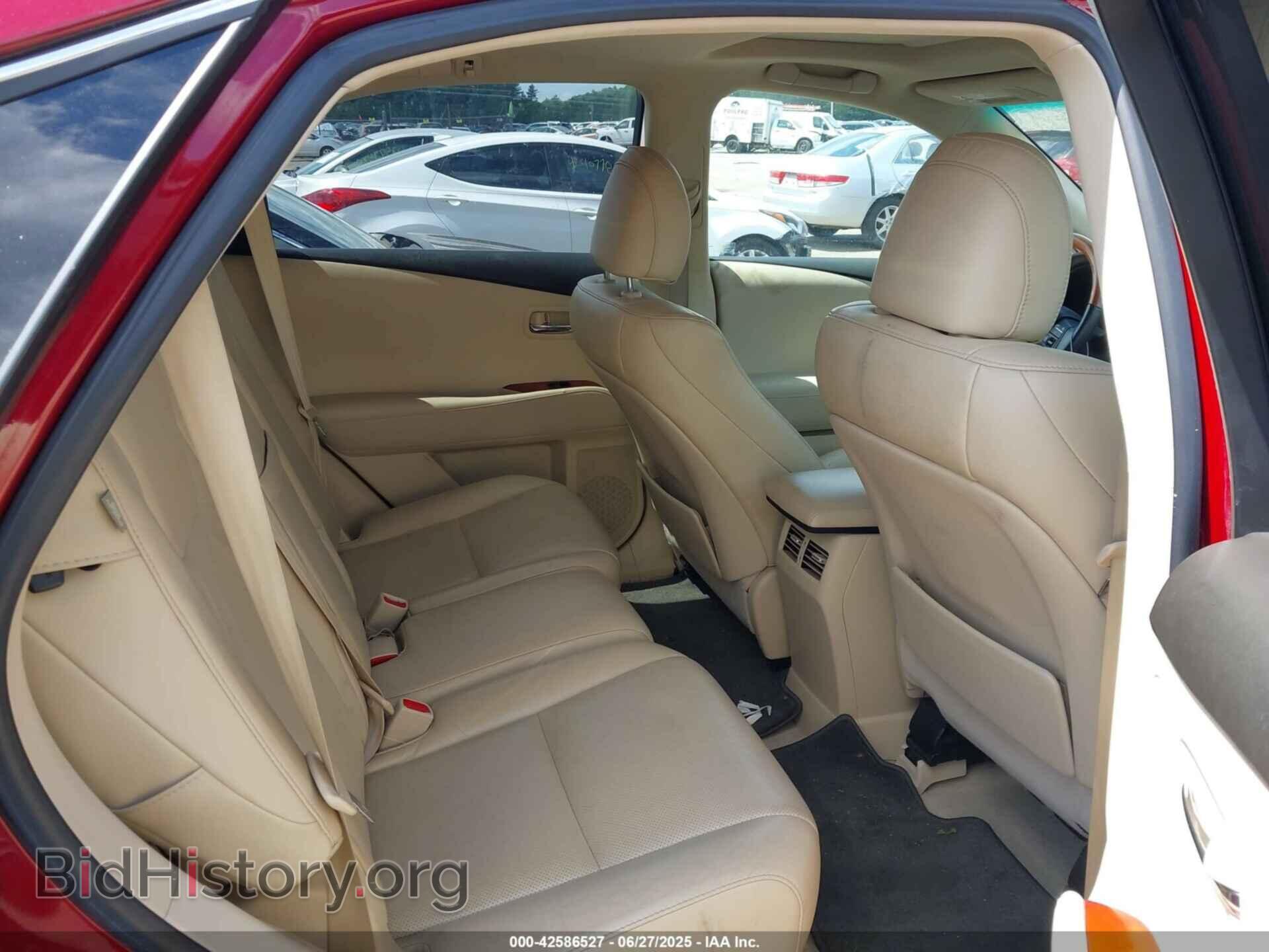 2011 LEXUS RX 350 - VIN: 2T2BK1BA0BC082783 - Фото 8