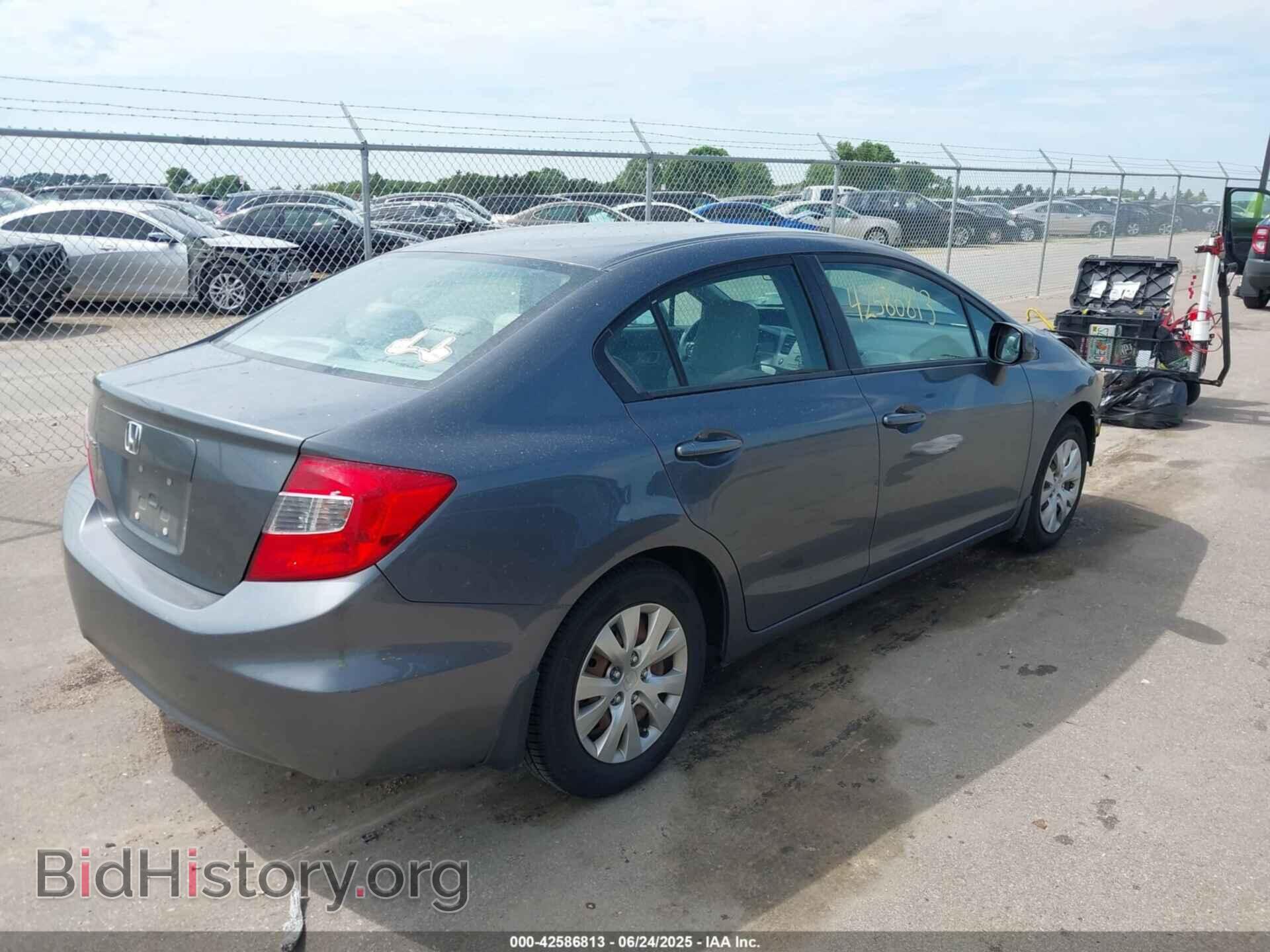 2012 HONDA CIVIC - VIN: 19XFB2F58CE072238 - Фото 4
