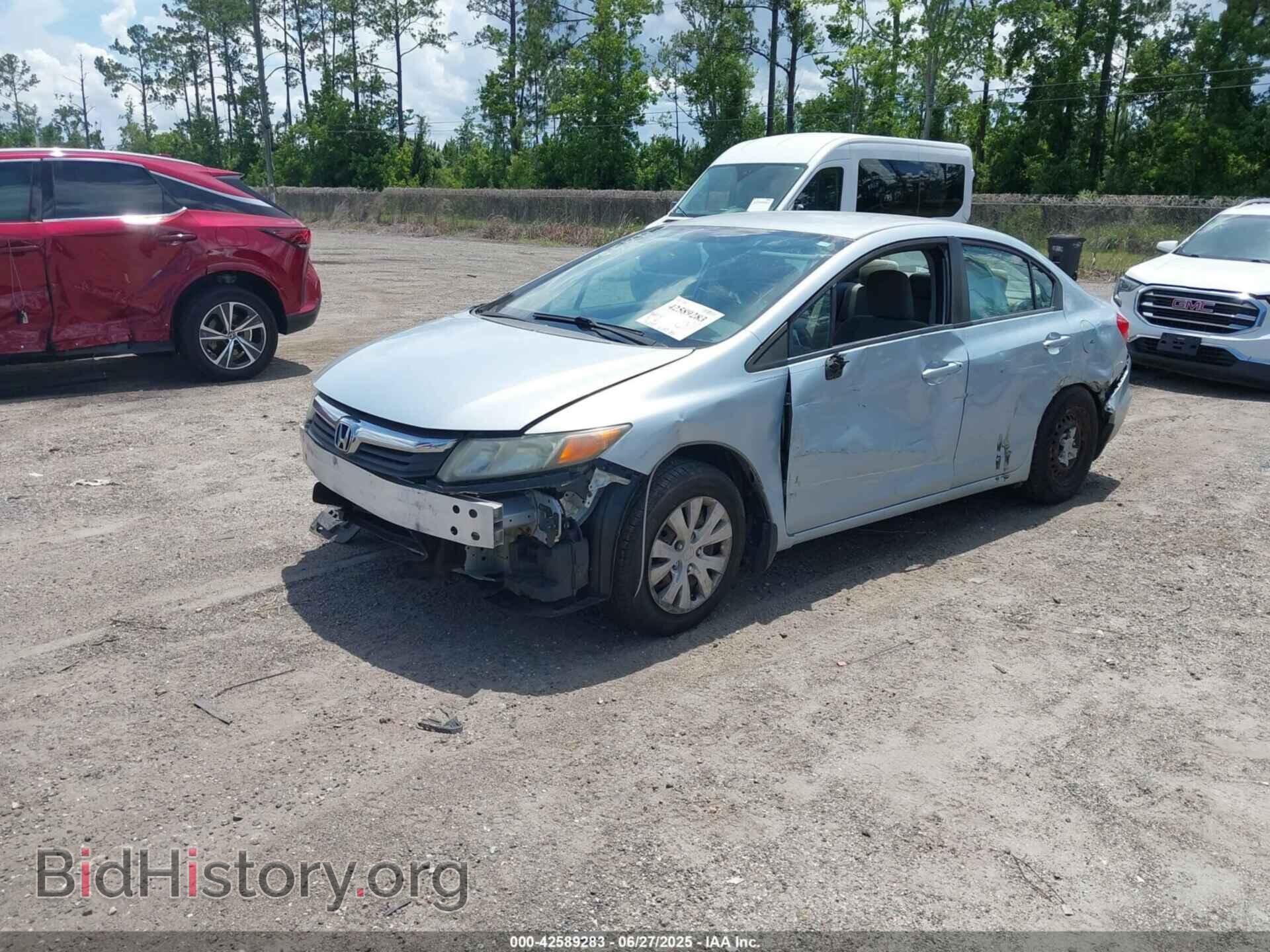 2012 HONDA CIVIC - VIN: 19XFB2F59CE006314 - Фото 2