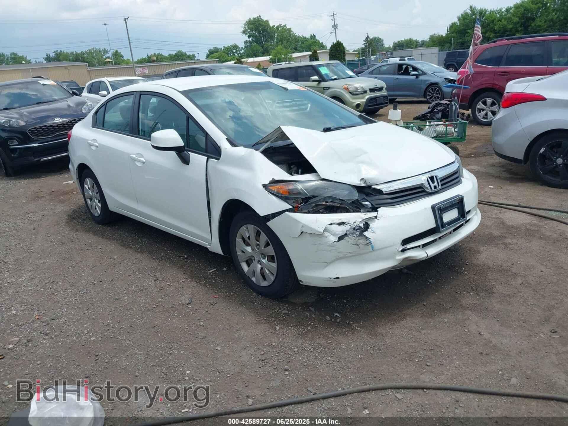 Photo 19XFB2F50CE060813 - HONDA CIVIC 2012
