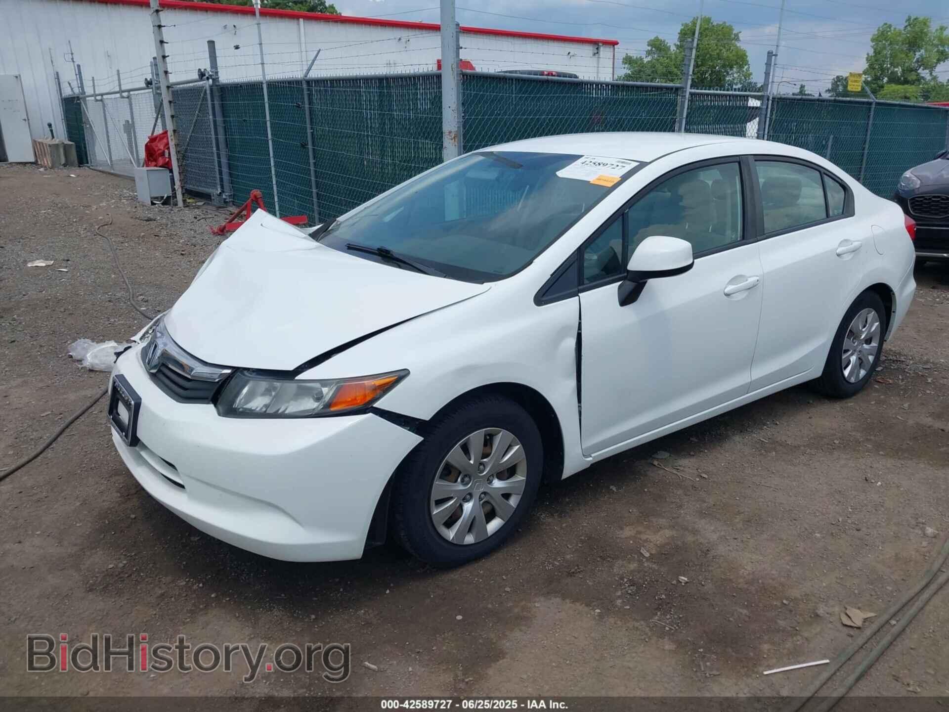 2012 HONDA CIVIC - VIN: 19XFB2F50CE060813 - Фото 2