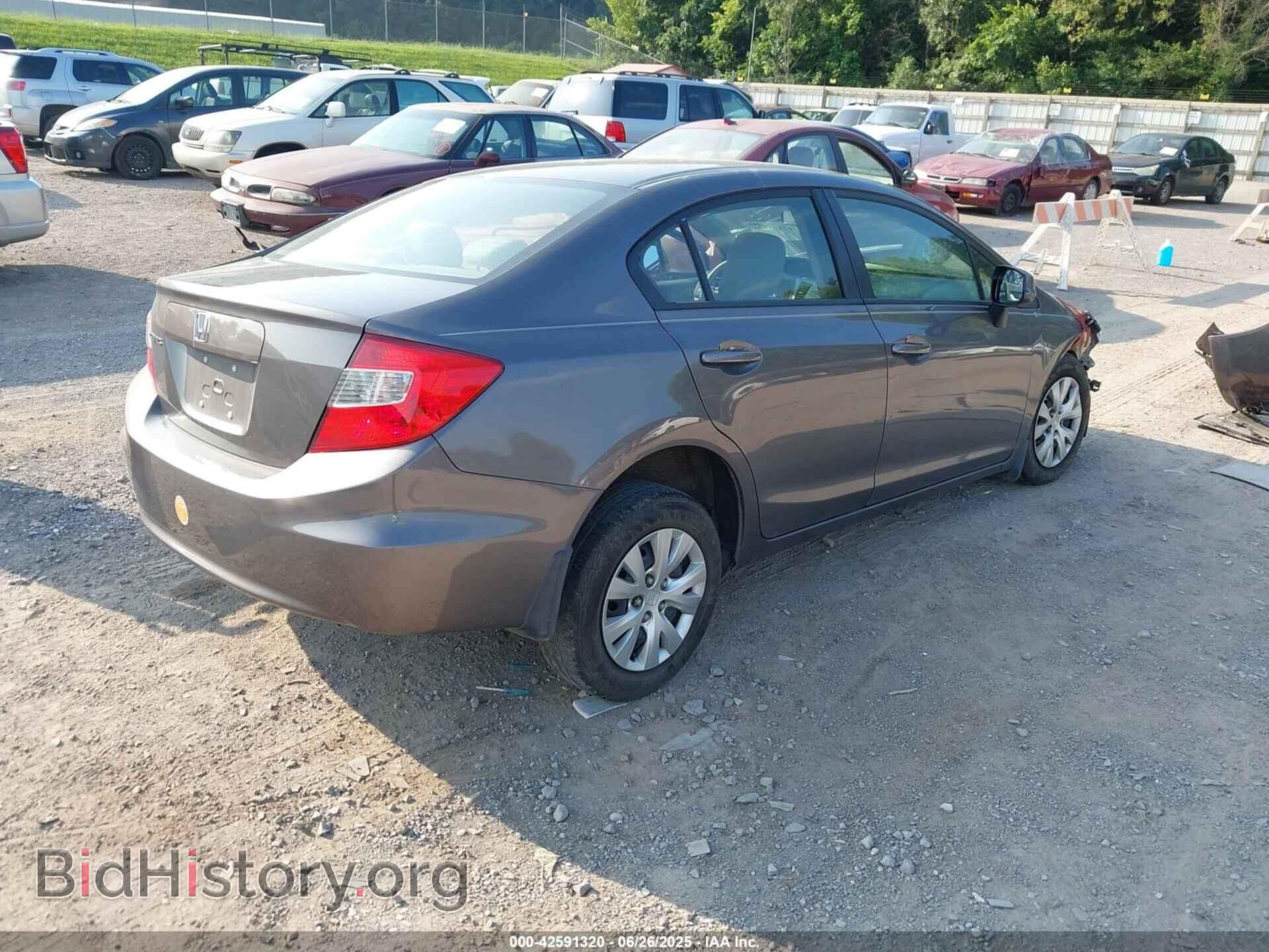 2012 HONDA CIVIC - VIN: 19XFB2F55CE065196 - Фото 4