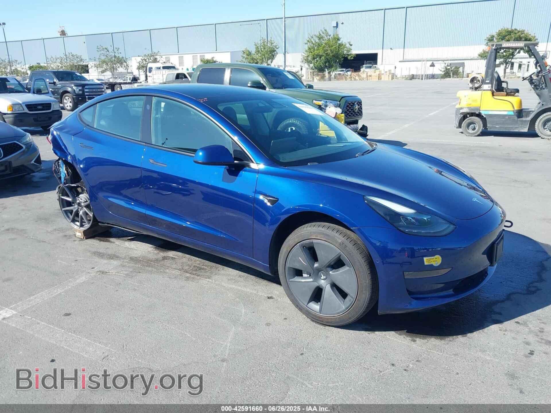 Photo 5YJ3E1EA3MF872427 - TESLA MODEL 3 2021