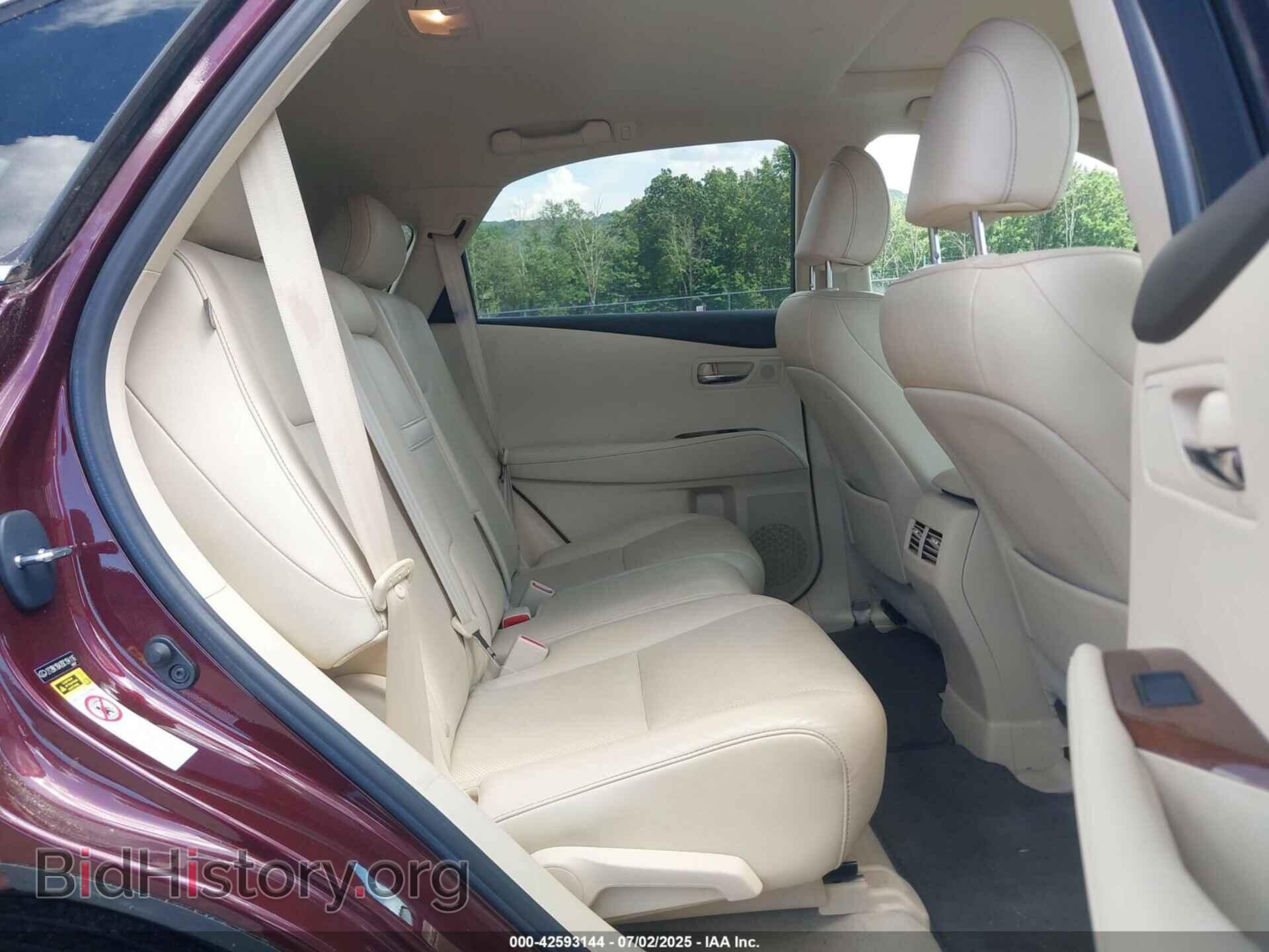 2013 LEXUS RX 350 - VIN: 2T2BK1BA2DC194116 - Фото 8