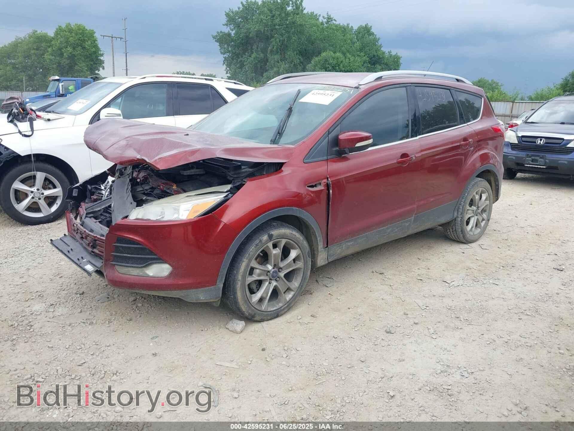 2014 FORD ESCAPE - VIN: 1FMCU0JX1EUB33892 - Фото 2