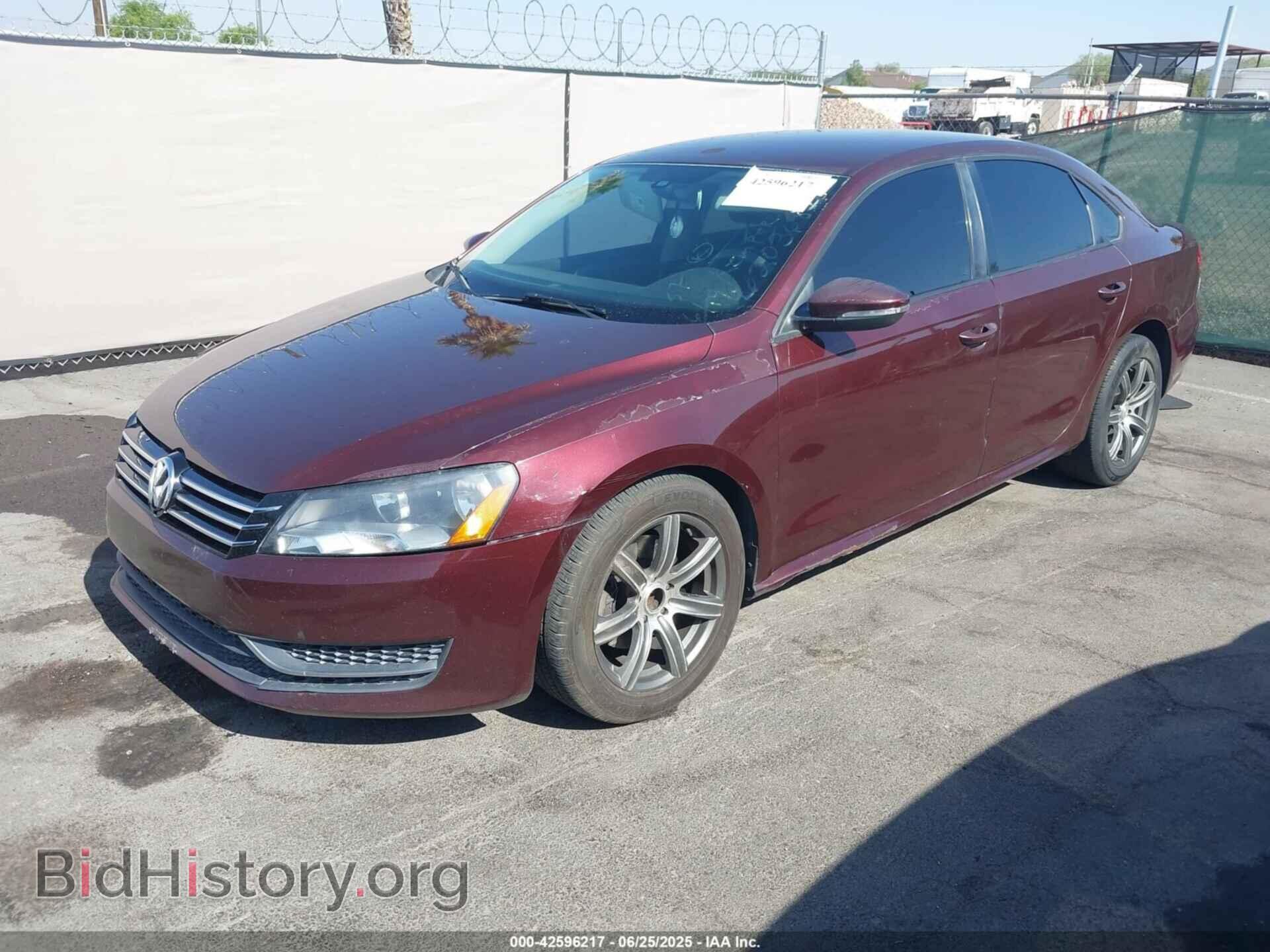 2012 VOLKSWAGEN PASSAT - VIN: 1VWAP7A39CC042037 - Фото 2