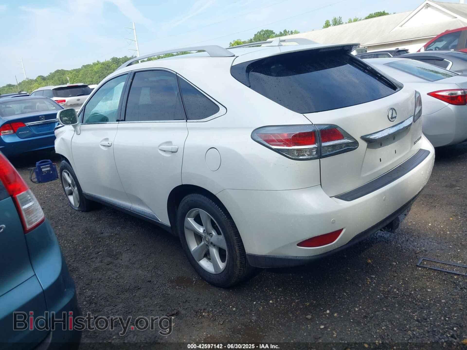 2013 LEXUS RX 350 - VIN: 2T2BK1BA5DC168643 - Фото 3